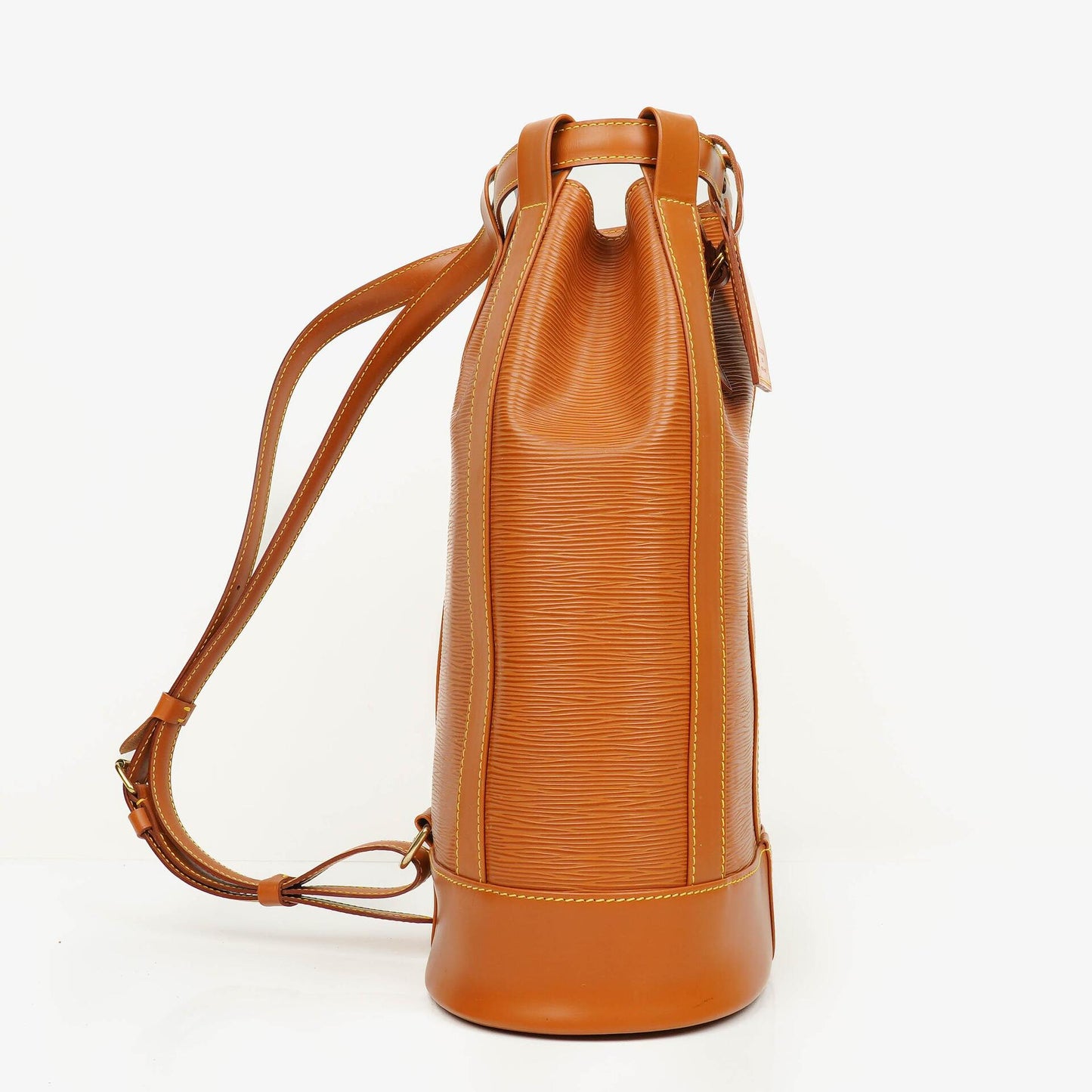 Louis Vuitton Randonnee PM EPI Cognac Canvas Backpack