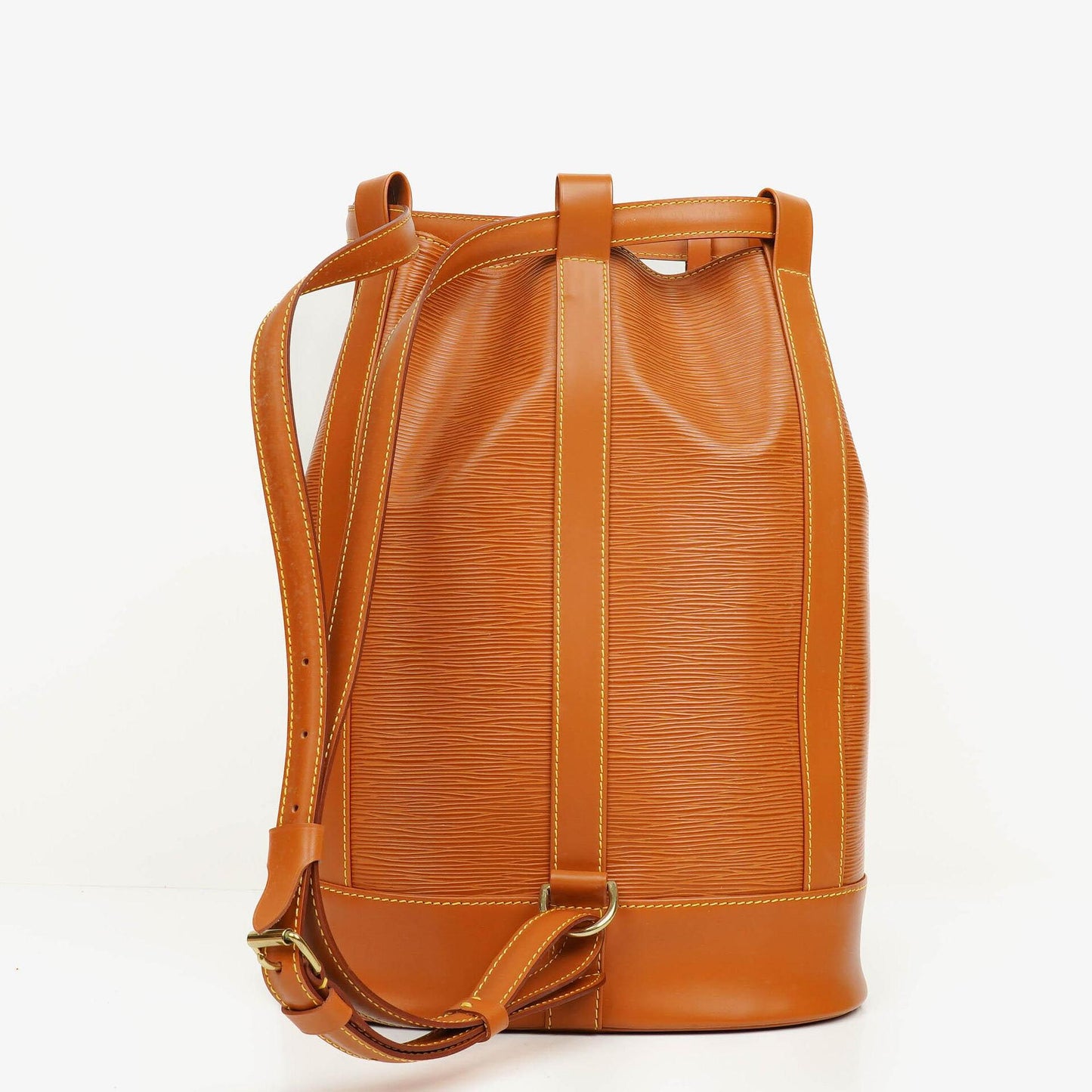 Louis Vuitton Randonnee PM EPI Cognac Canvas Backpack