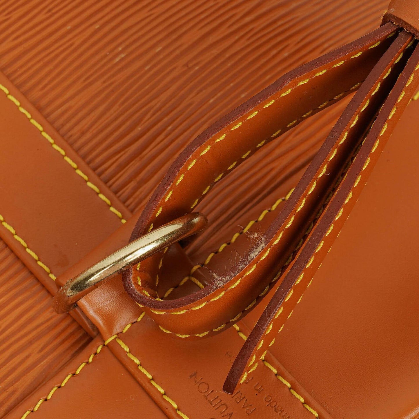 Louis Vuitton Randonnee PM EPI Cognac Canvas Backpack