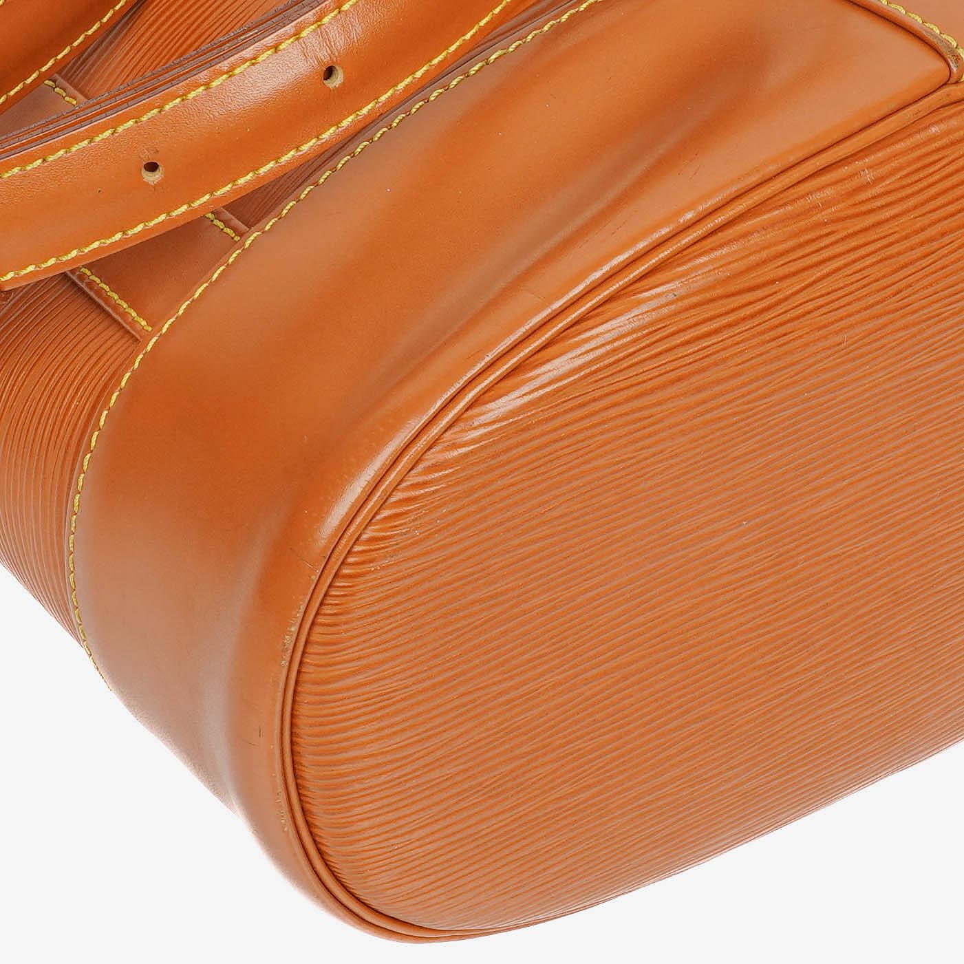Louis Vuitton Randonnee PM EPI Cognac Canvas Backpack