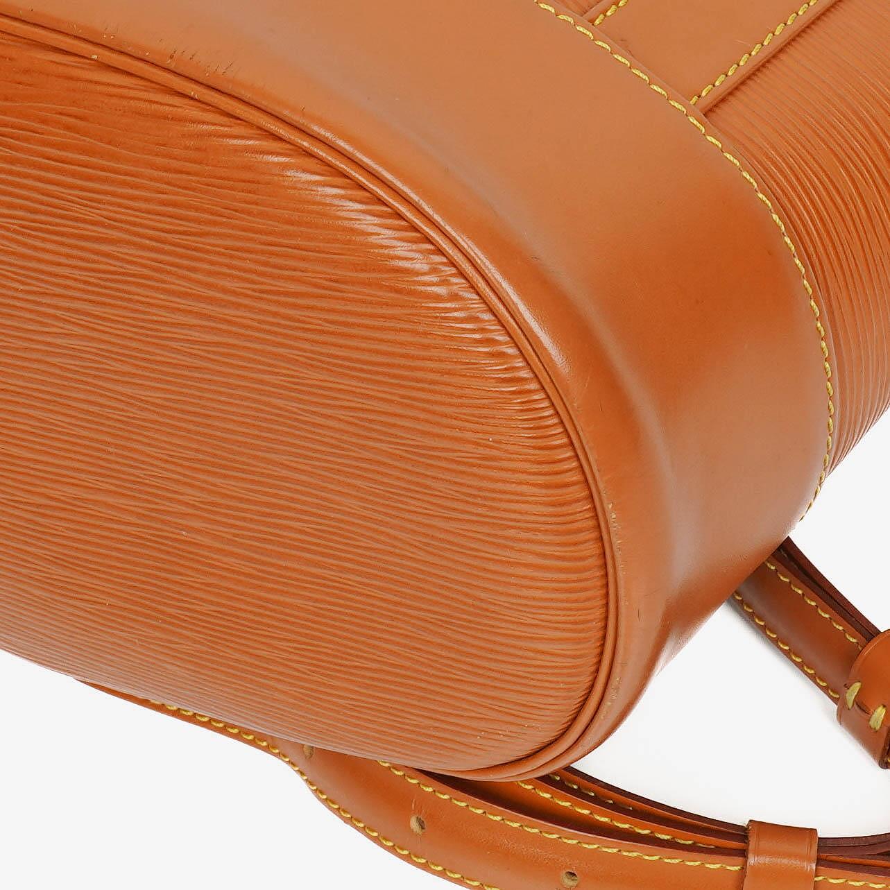 Louis Vuitton Randonnee PM EPI Cognac Canvas Backpack