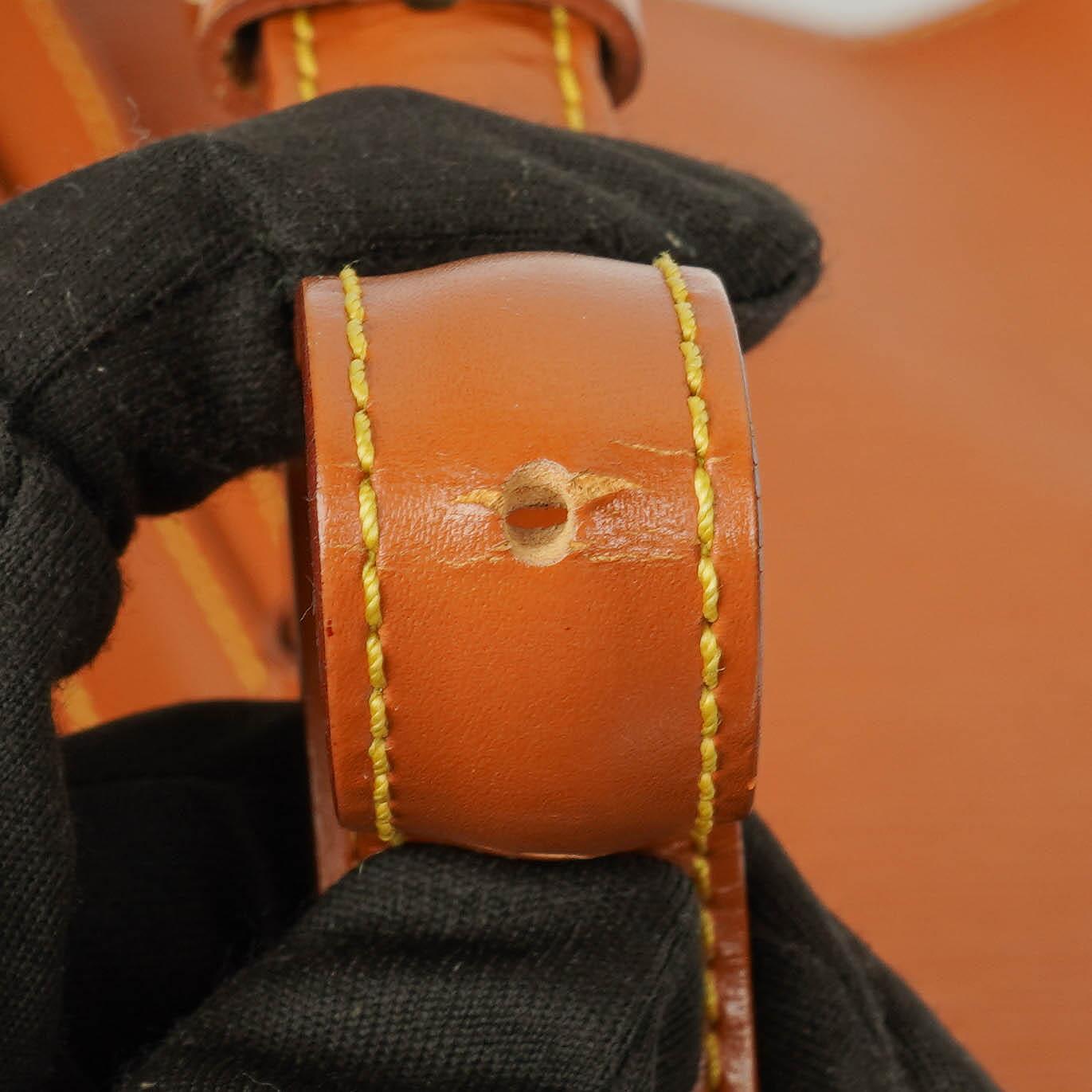 Louis Vuitton Randonnee PM EPI Cognac Canvas Backpack