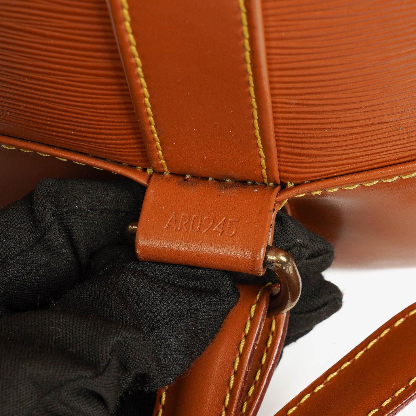 Louis Vuitton Randonnee PM EPI Cognac Canvas Backpack