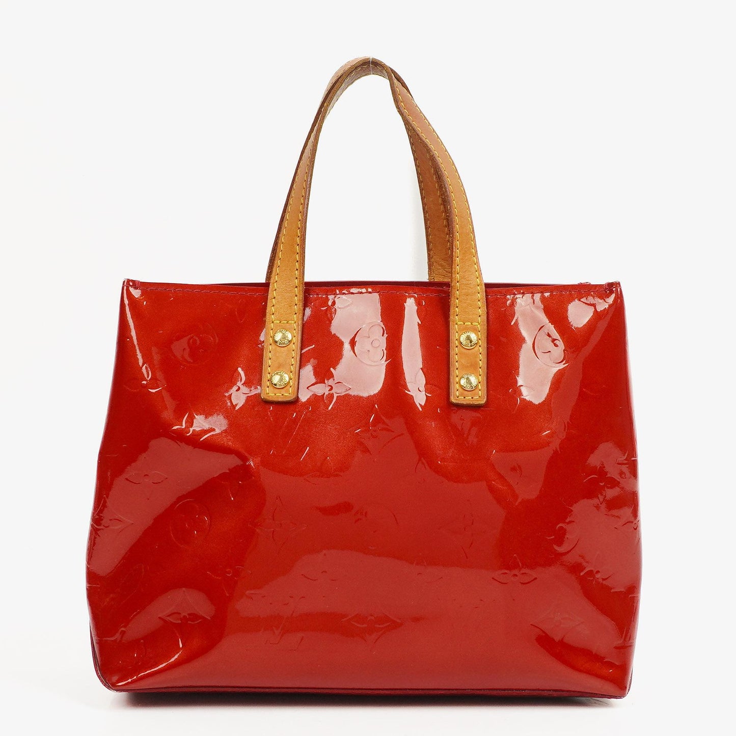 Louis Vuitton Reade PM Red Monogram Vernis Bag, 2007
