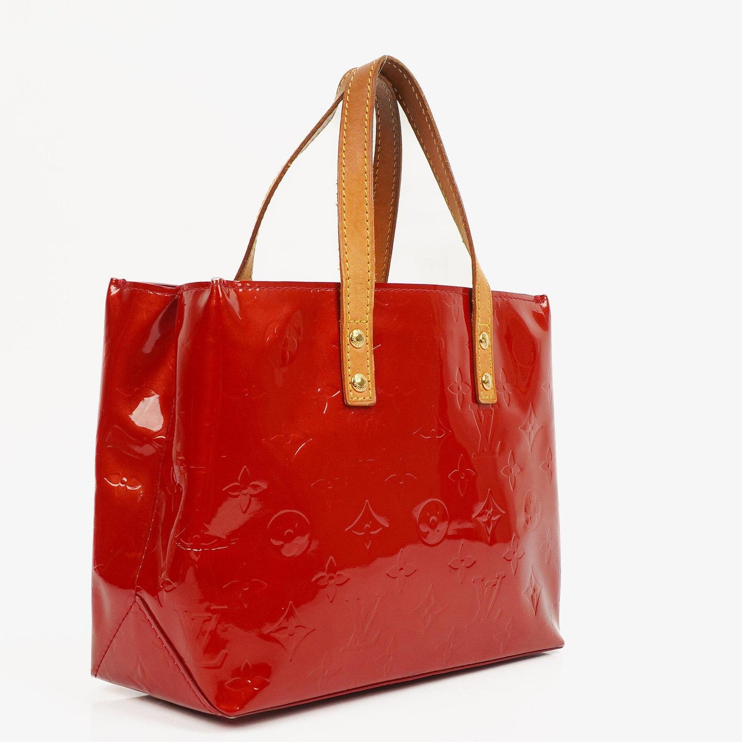 Louis Vuitton Reade PM Red Monogram Vernis Bag, 2007