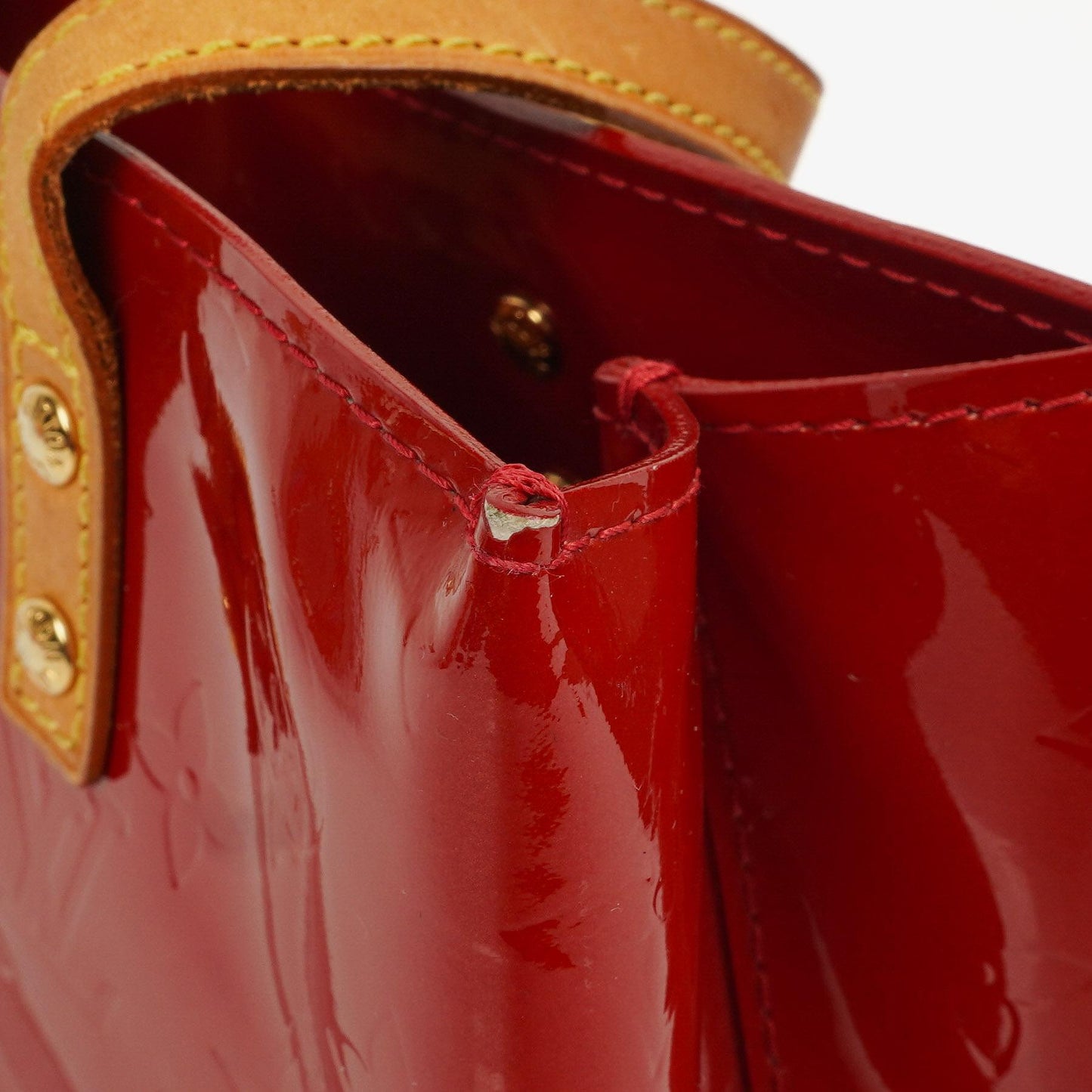 Louis Vuitton Reade PM Red Monogram Vernis Bag, 2007