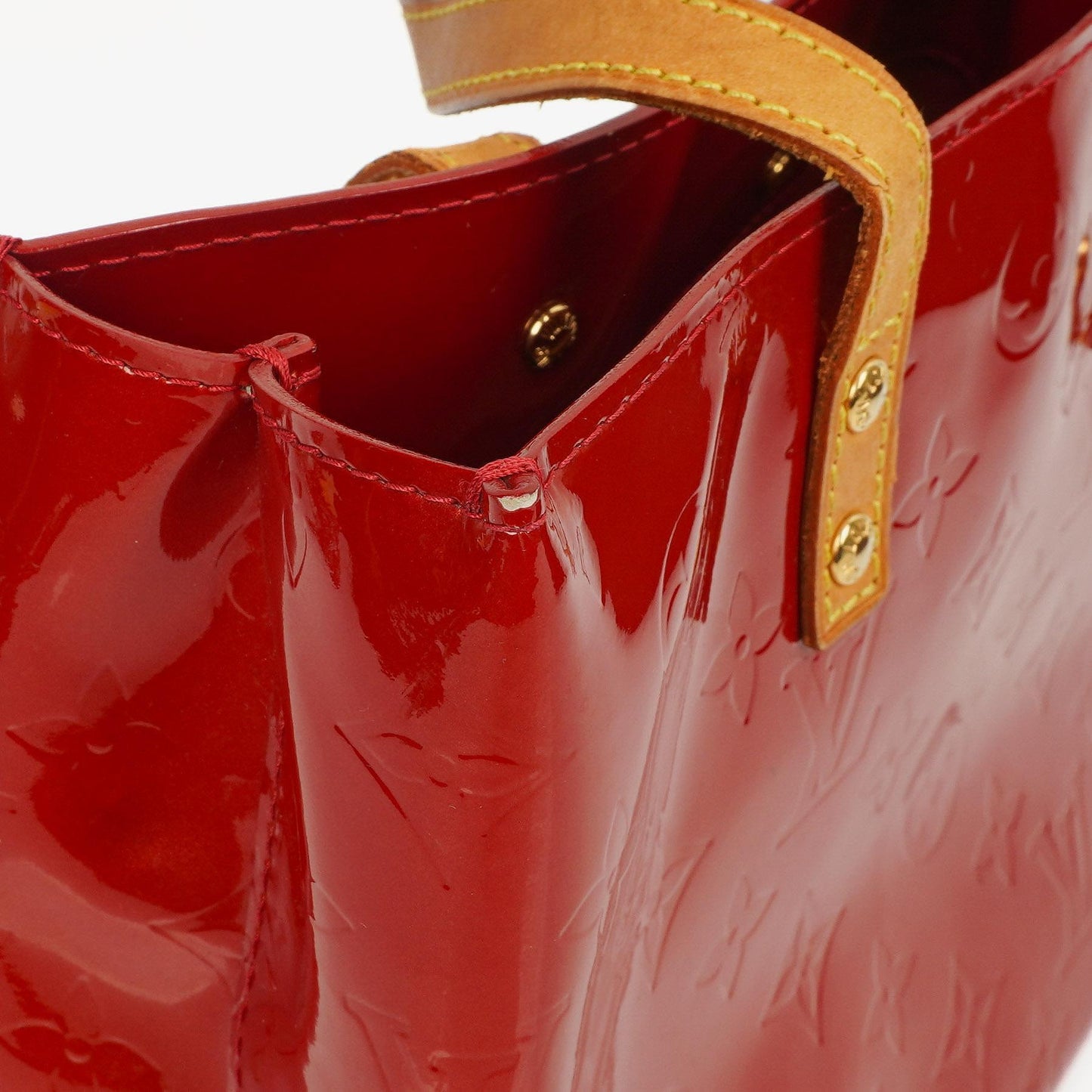 Louis Vuitton Reade PM Red Monogram Vernis Bag, 2007