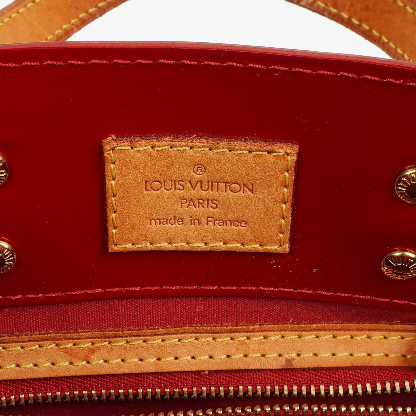 Louis Vuitton Reade PM Red Monogram Vernis Bag, 2007