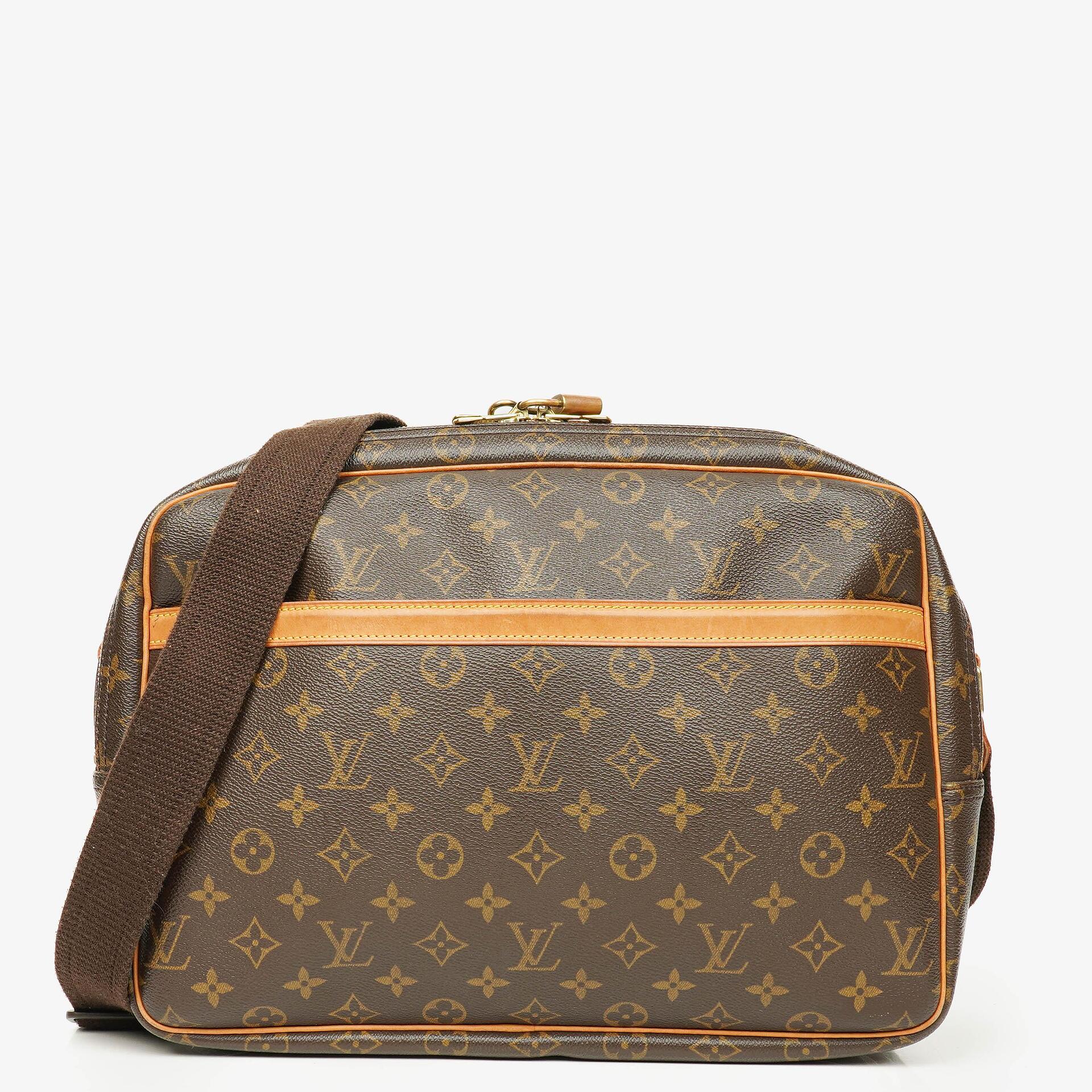 Louis Vuitton Reporter GM Monogram Coated Canvas Bag