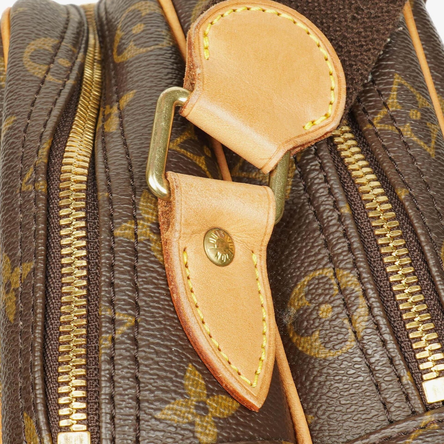 Louis Vuitton Reporter GM Monogram Coated Canvas Bag