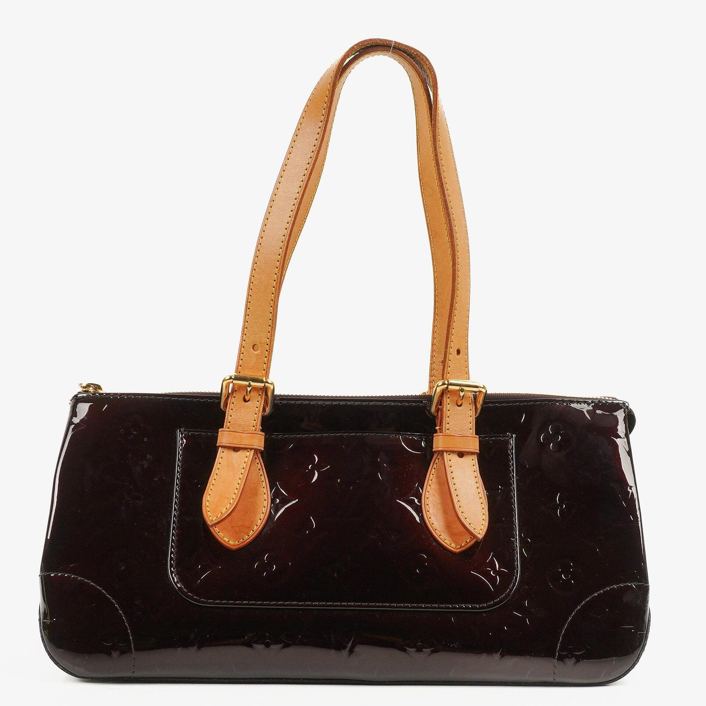 Louis Vuitton Rosewood Avenue Amarante Monogram Vernis Shoulder Bag