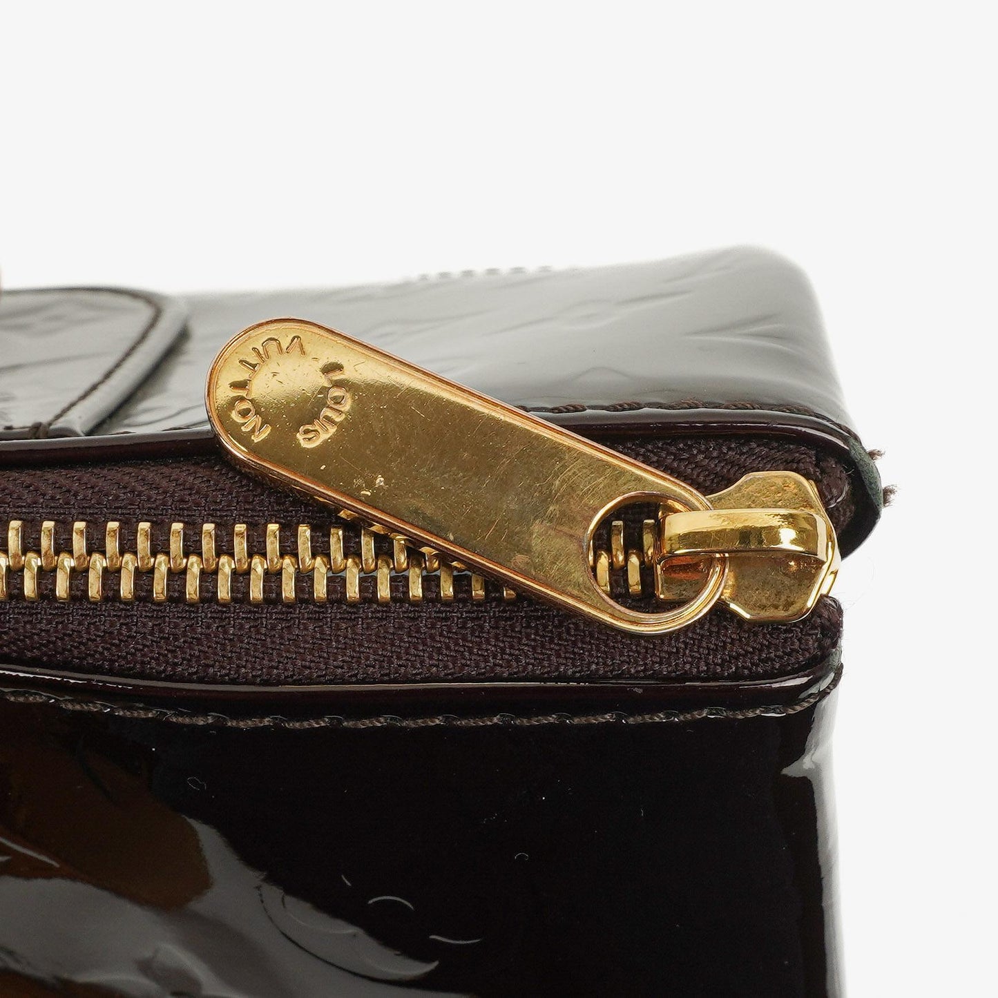 Louis Vuitton Rosewood Avenue Amarante Monogram Vernis Shoulder Bag