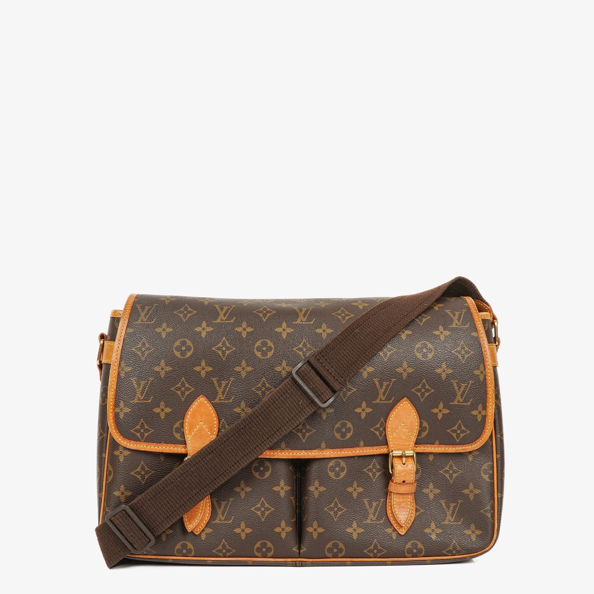 Louis Vuitton Sac Gibeciere GM Monogram Canvas Shoulder Bag