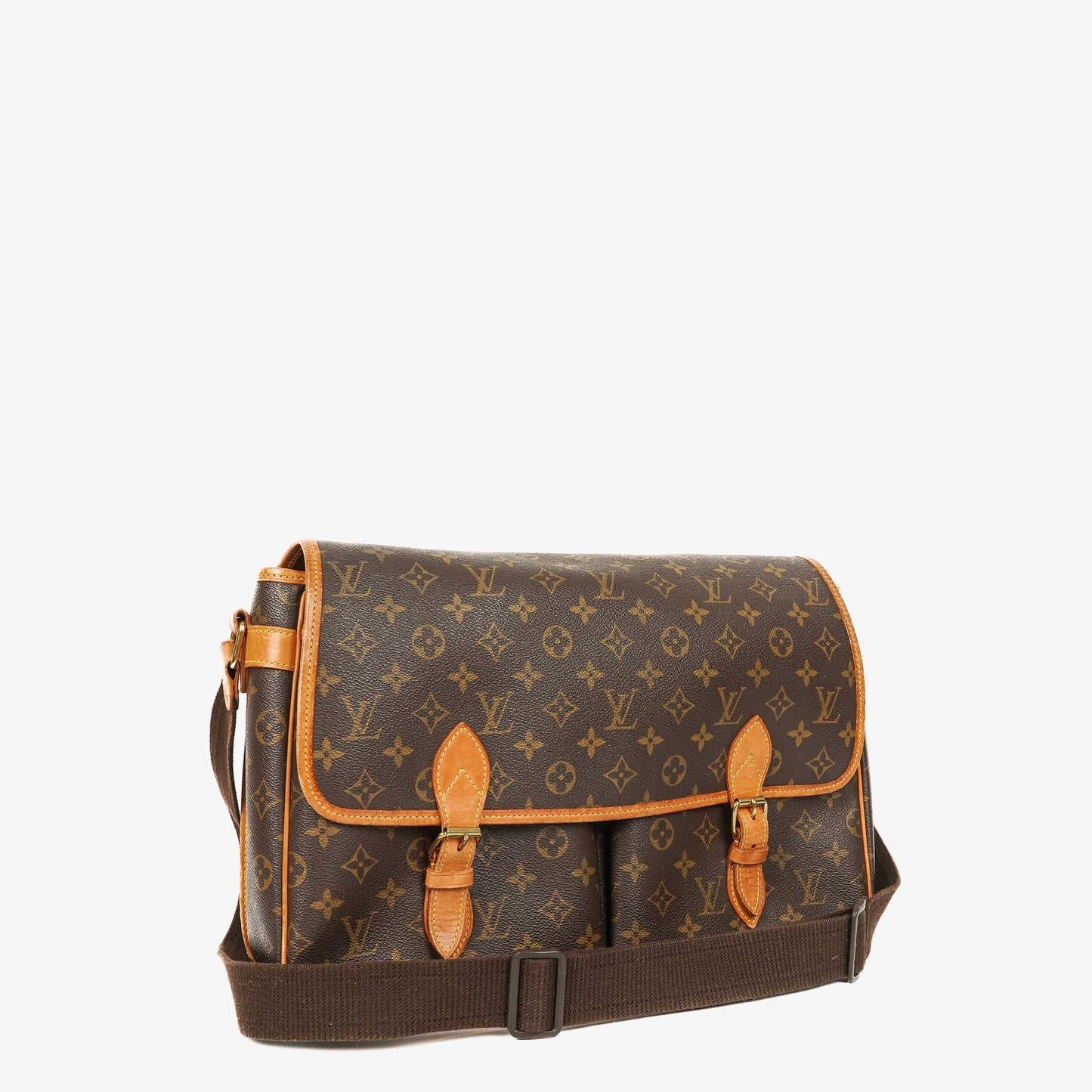 Louis Vuitton Sac Gibeciere GM Monogram Canvas Shoulder Bag
