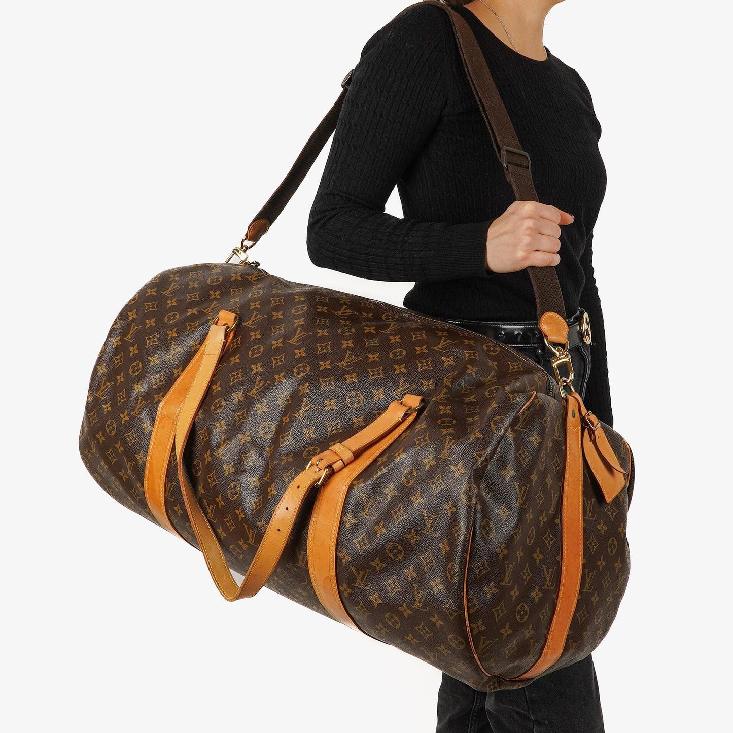 Louis Vuitton Sac Polochon 65 Monogram Canvas Travel Bag