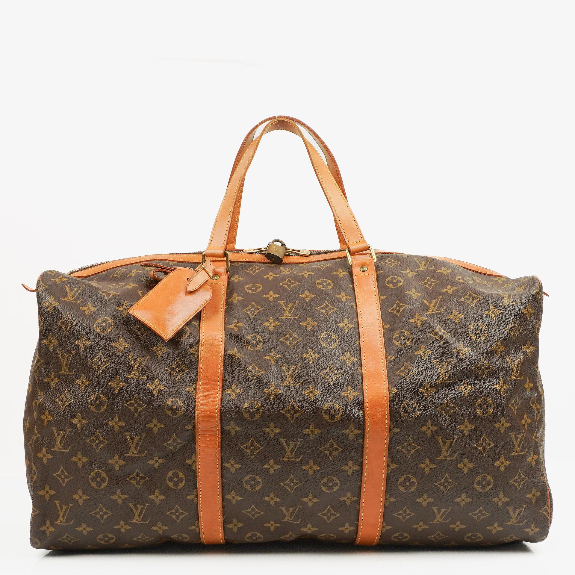 Louis Vuitton Sac Souople 55 Monogram Canvas Travel Bag