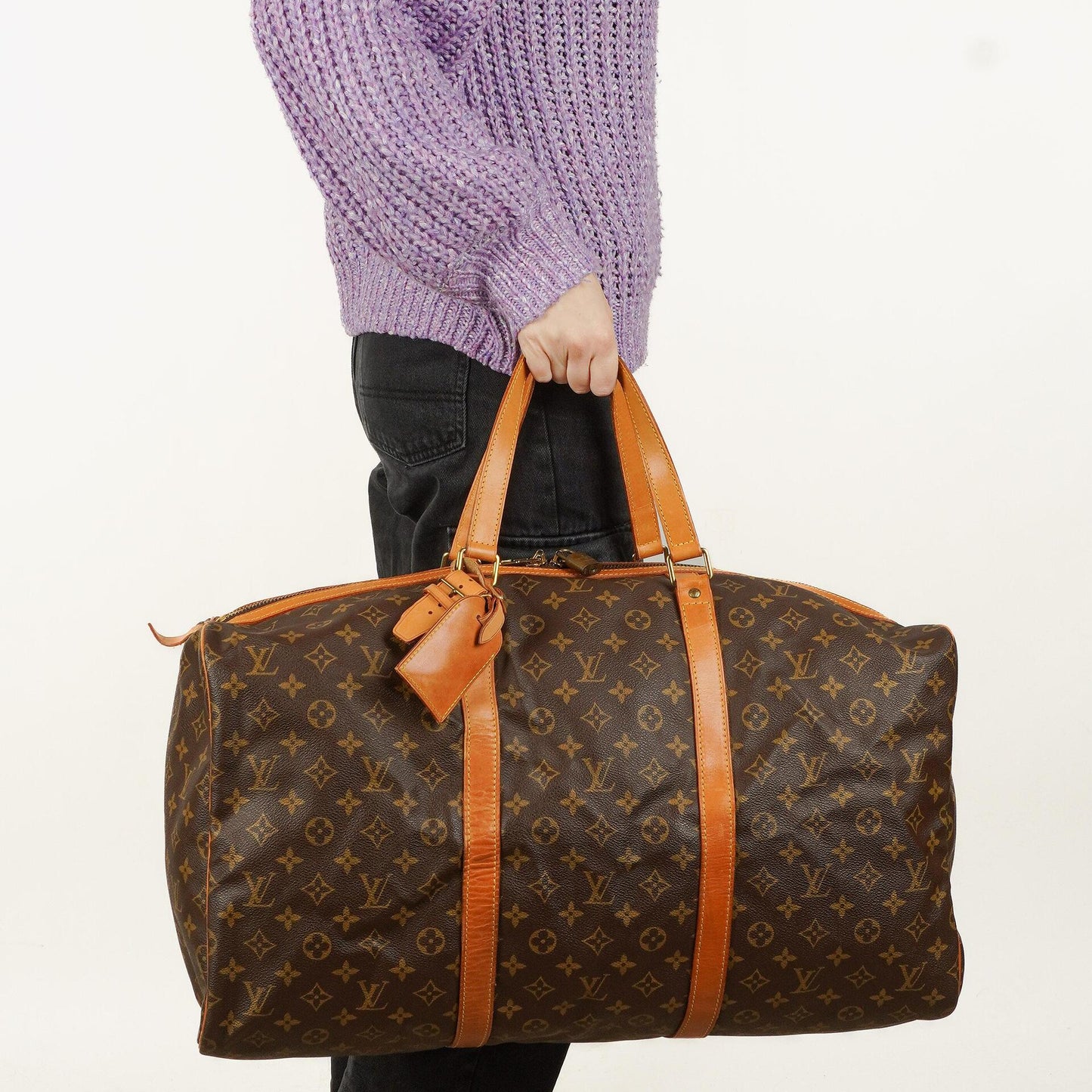 Louis Vuitton Sac Souople 55 Monogram Canvas Travel Bag