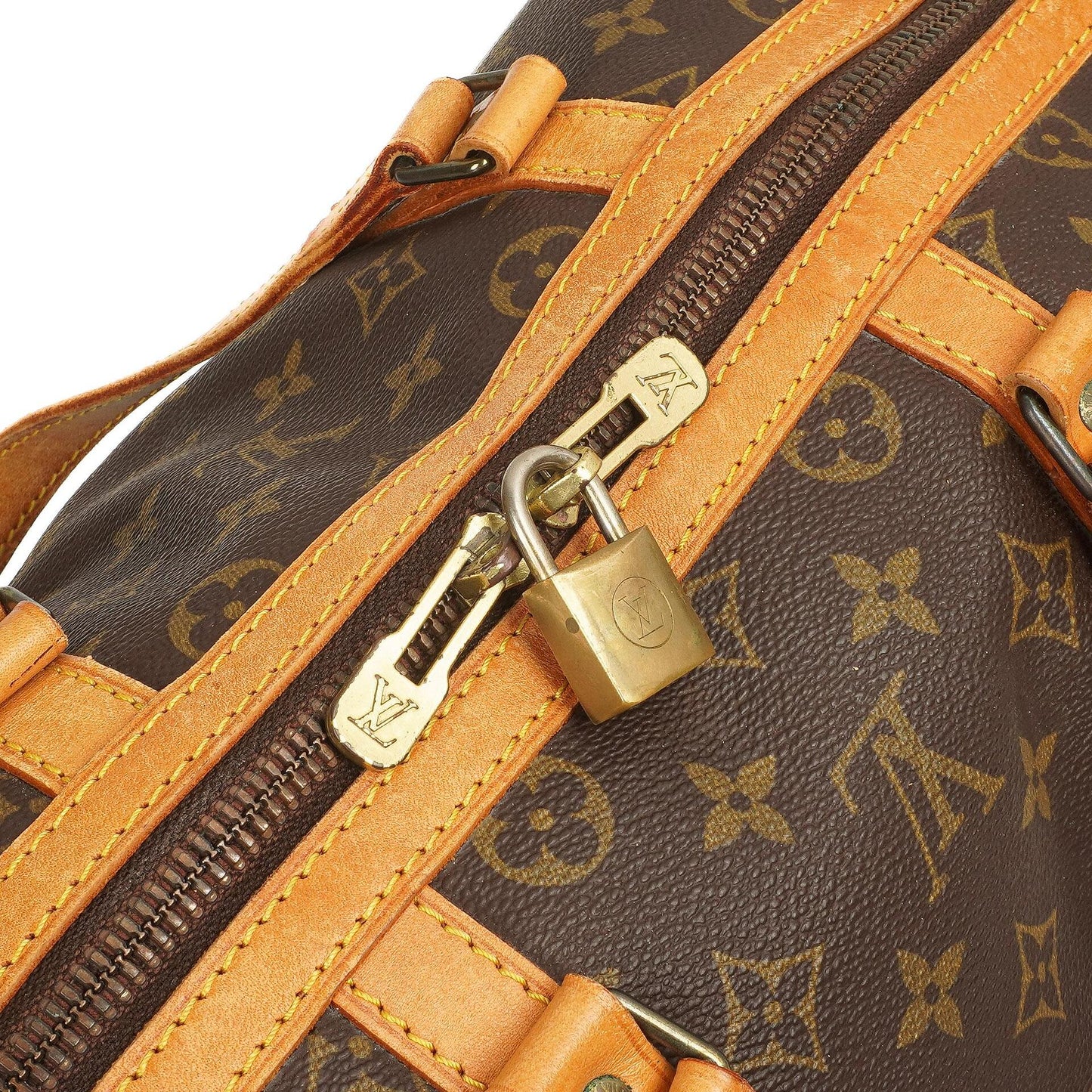 Louis Vuitton Sac Souple 35 Monogram Canvas Travel Bag