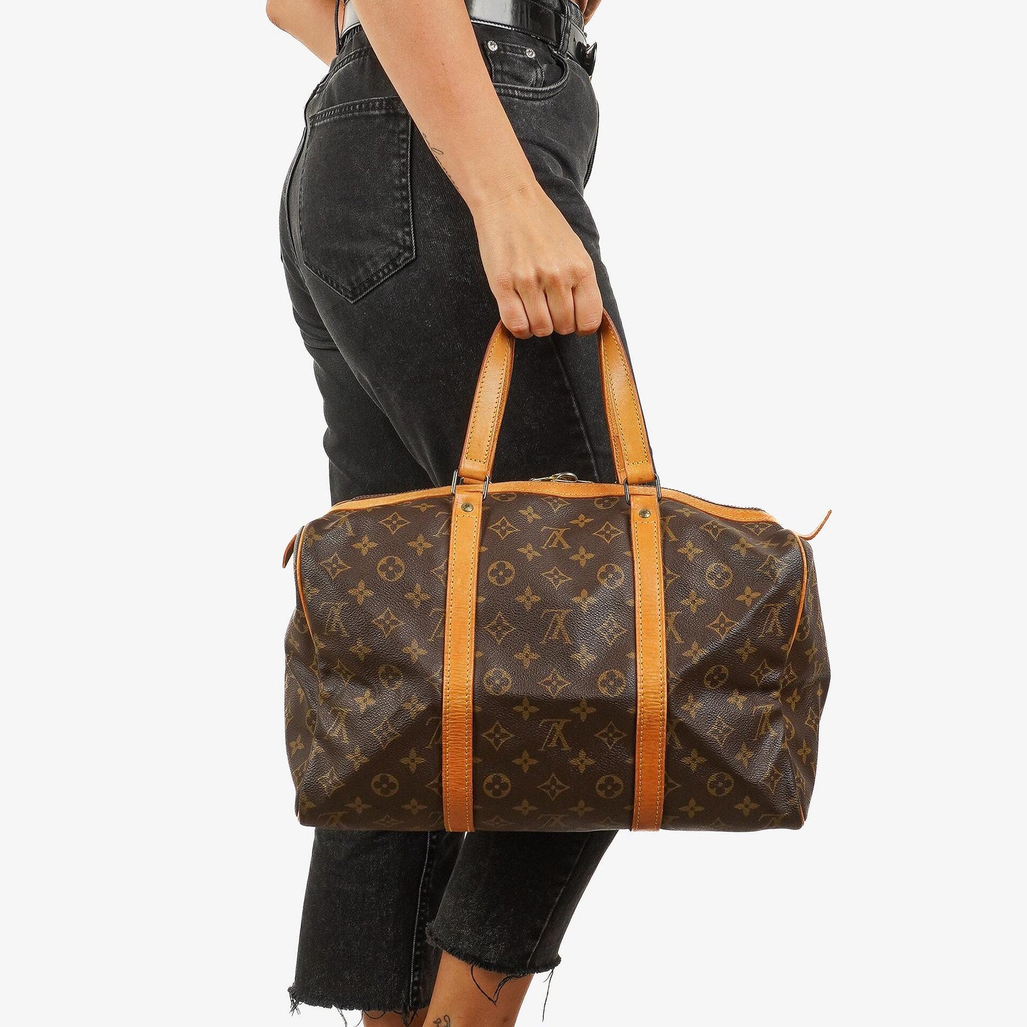 Louis Vuitton Sac Souple 35 Monogram Canvas Travel Bag