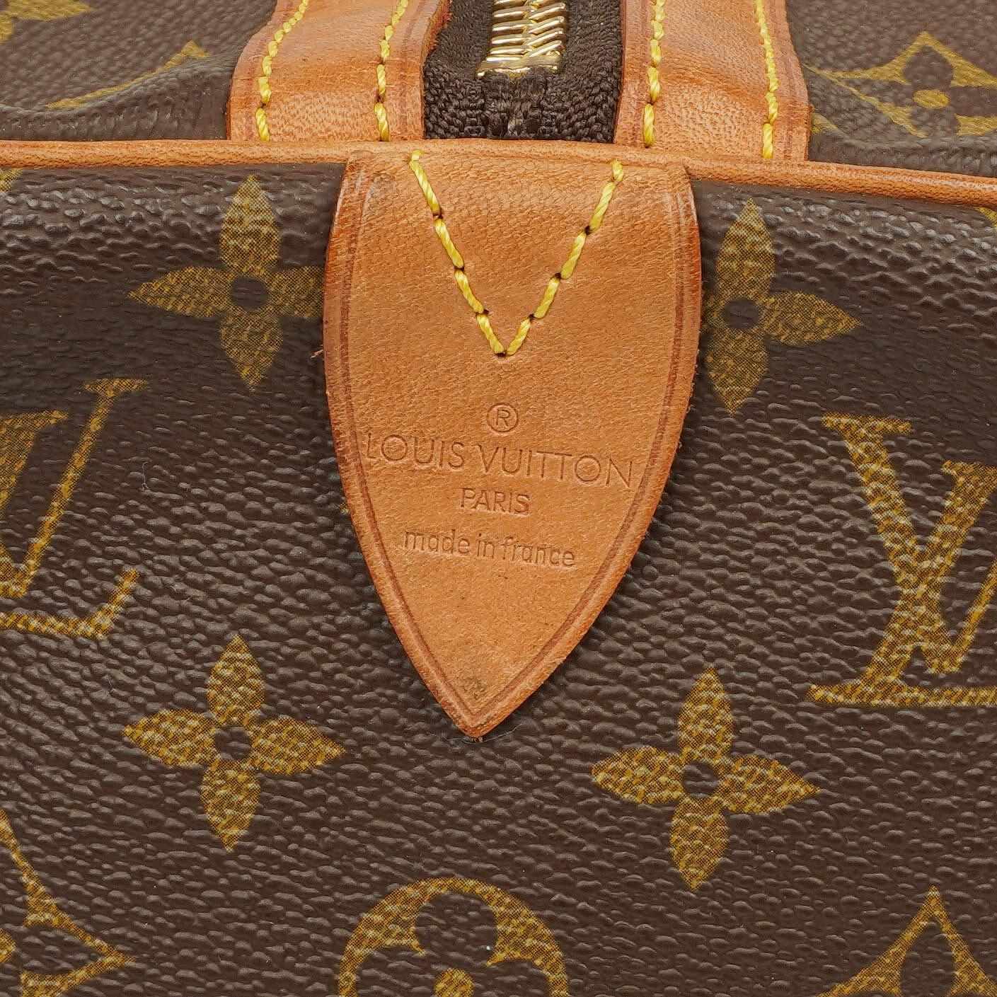 Louis Vuitton Sac Souple 35 Monogram Canvas Travel Bag
