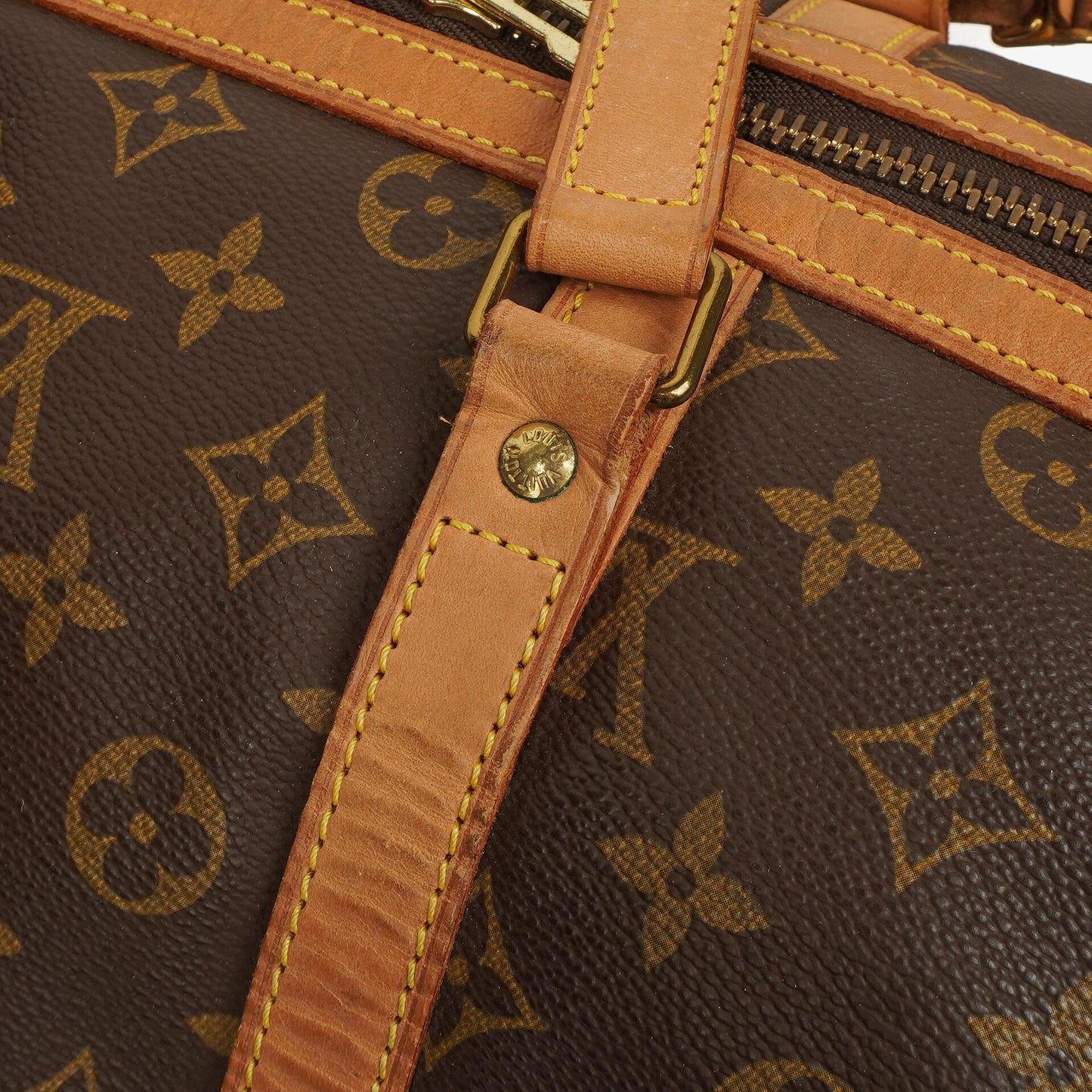 Louis Vuitton Sac Souple 35 Monogram Canvas Travel Bag