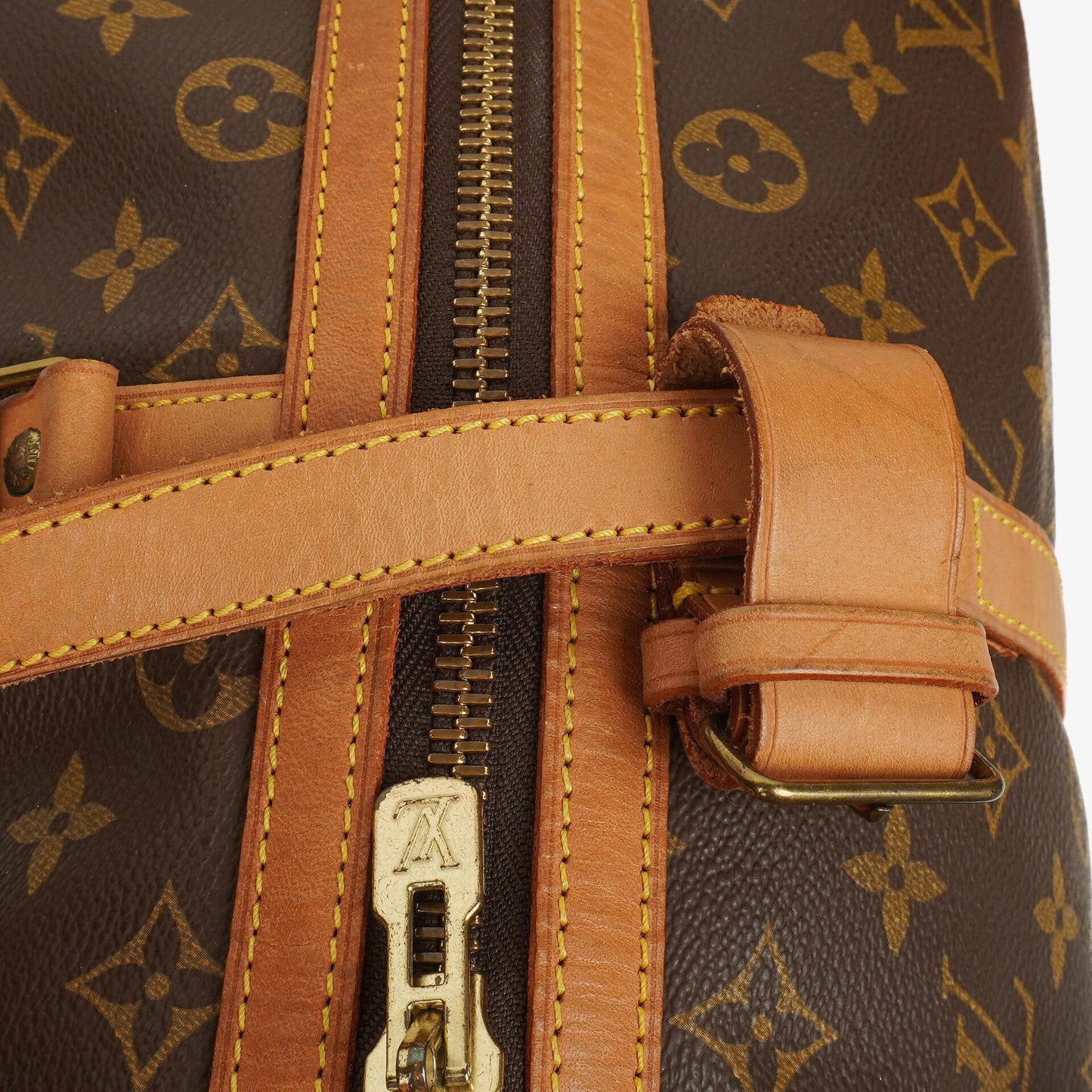 Louis Vuitton Sac Souple 35 Monogram Canvas Travel Bag