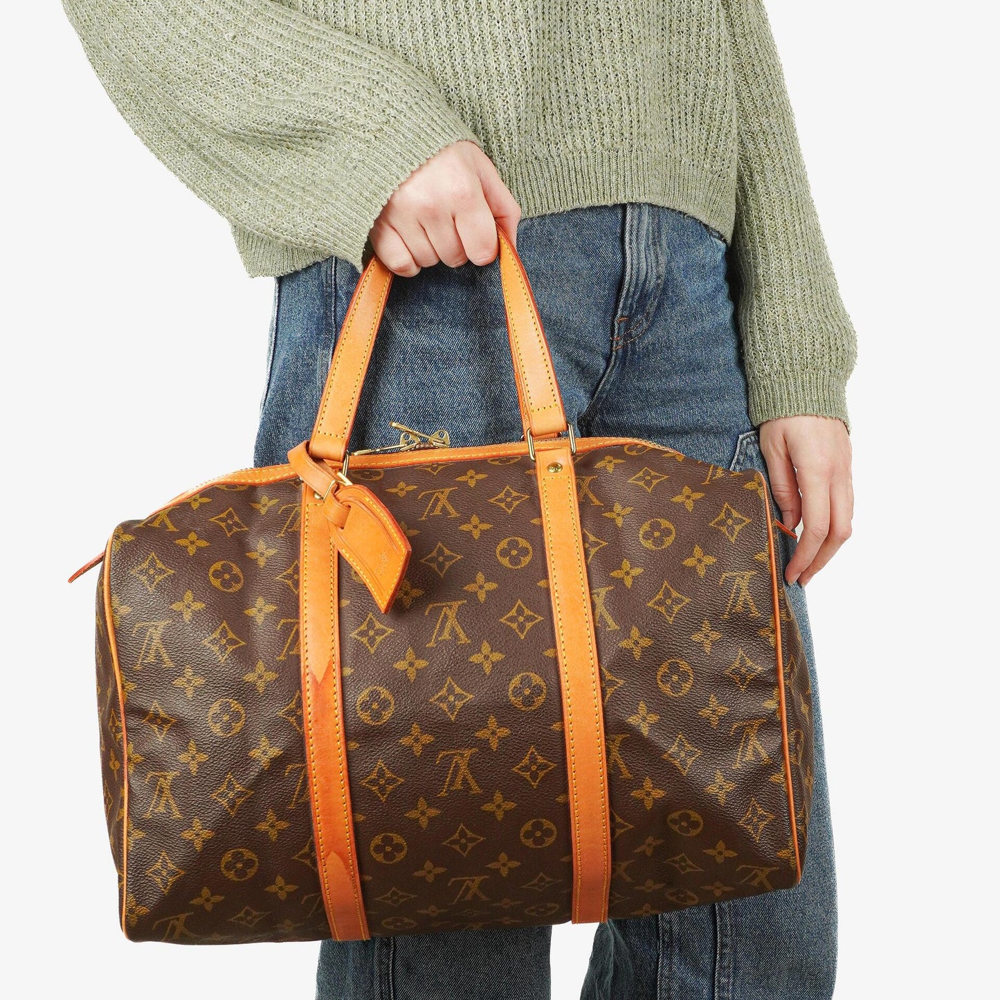 Louis Vuitton Sac Souple 35 Monogram Canvas Travel Bag