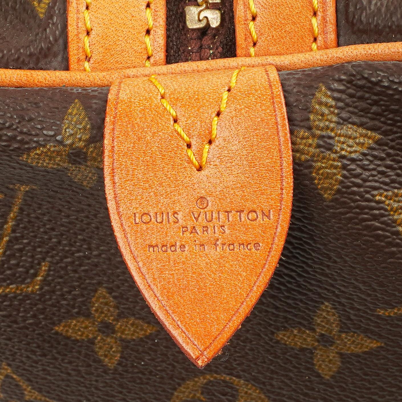 Louis Vuitton Sac Souple 35 Monogram Canvas Travel Bag