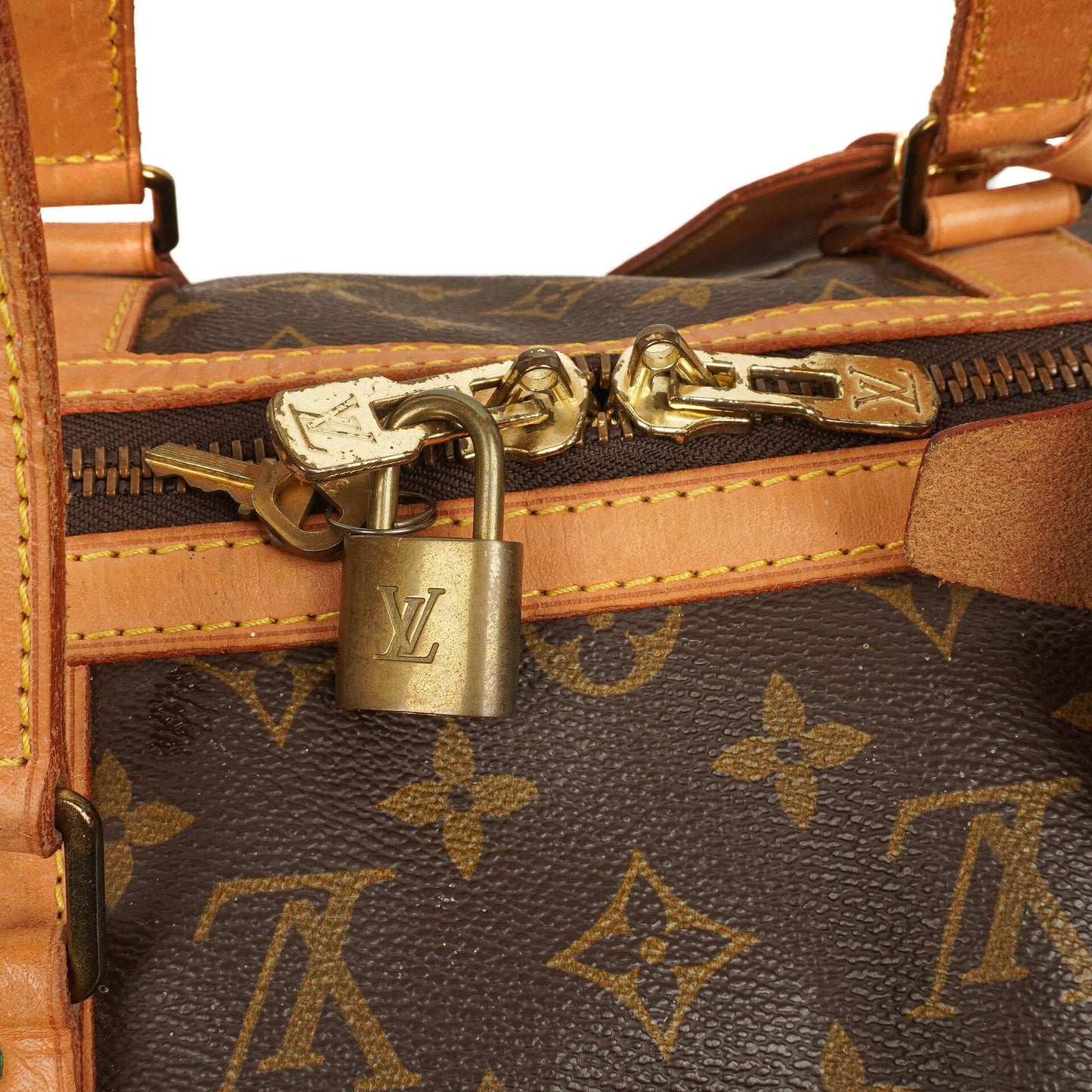 Louis Vuitton Sac Souple 45 Monogram Canvas Travel Bag