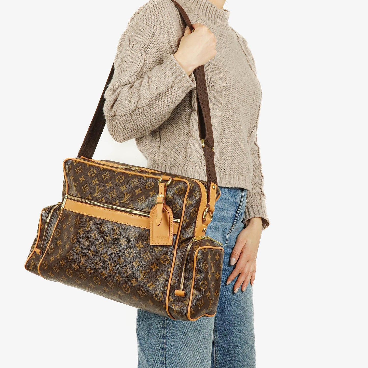 Louis Vuitton Sac Squash Monogram Canvas Bag