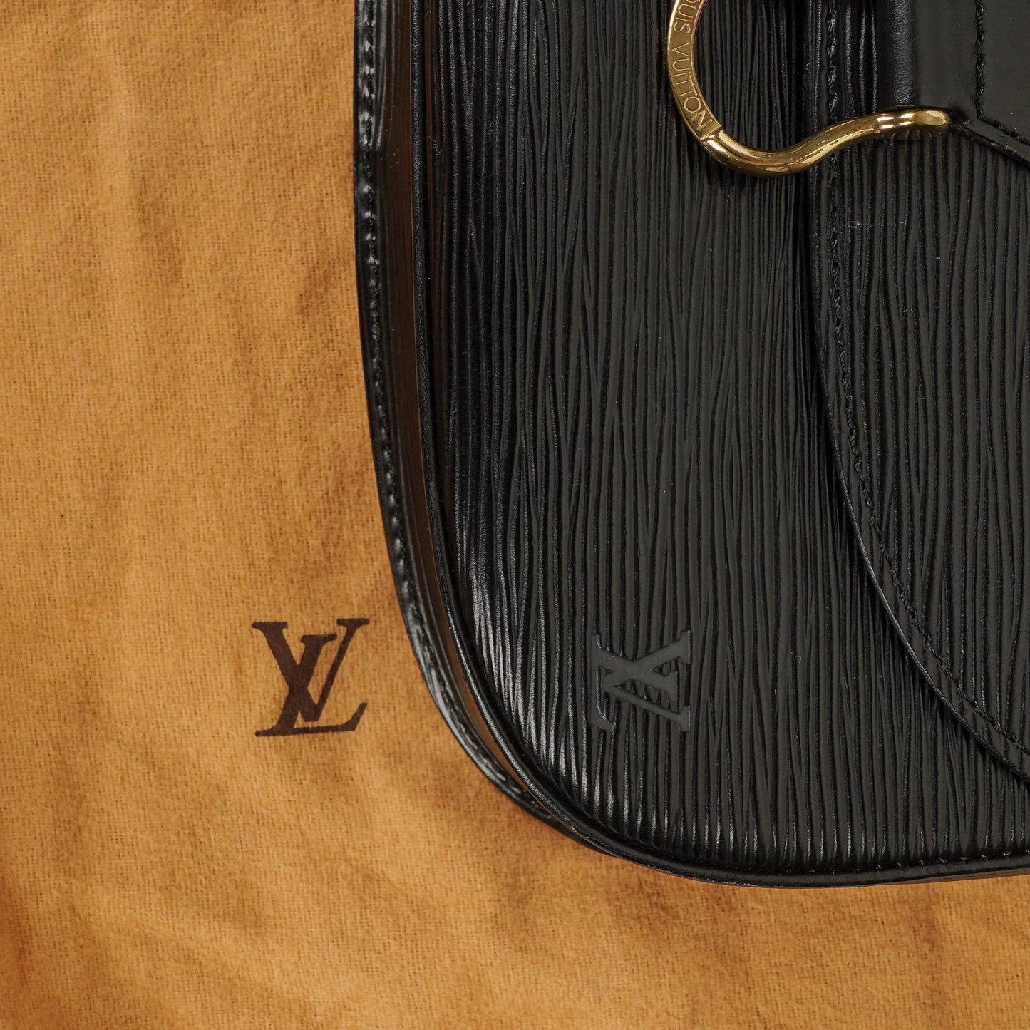 Louis Vuitton Saint Cloud Black EPI Leather Crossbody Bag
