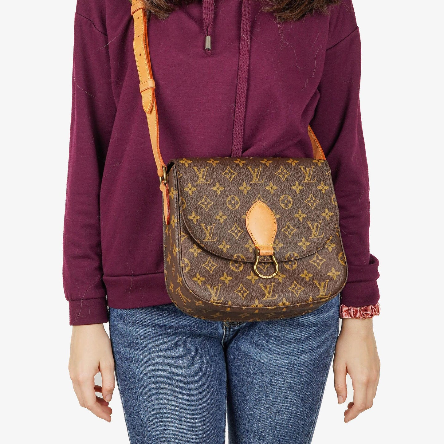 Louis Vuitton Saint Cloud GM Monogram Canvas Shoulder Bag