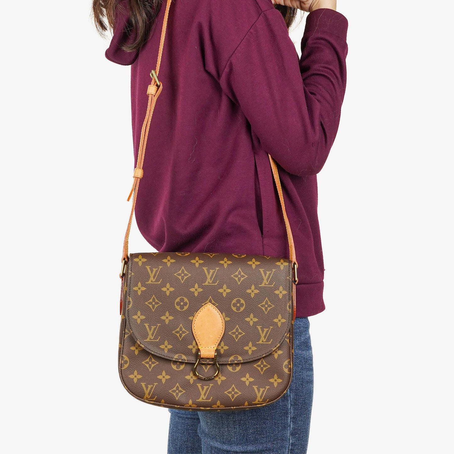 Louis Vuitton Saint Cloud GM Monogram Canvas Shoulder Bag