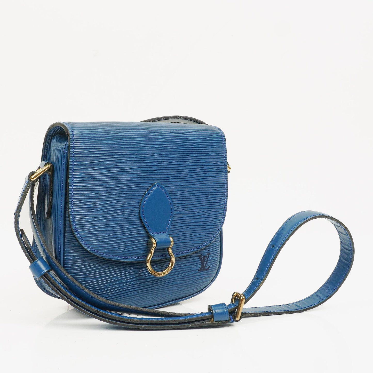 Louis Vuitton Saint Cloud PM Blue EPI Leather Crossbody Bag