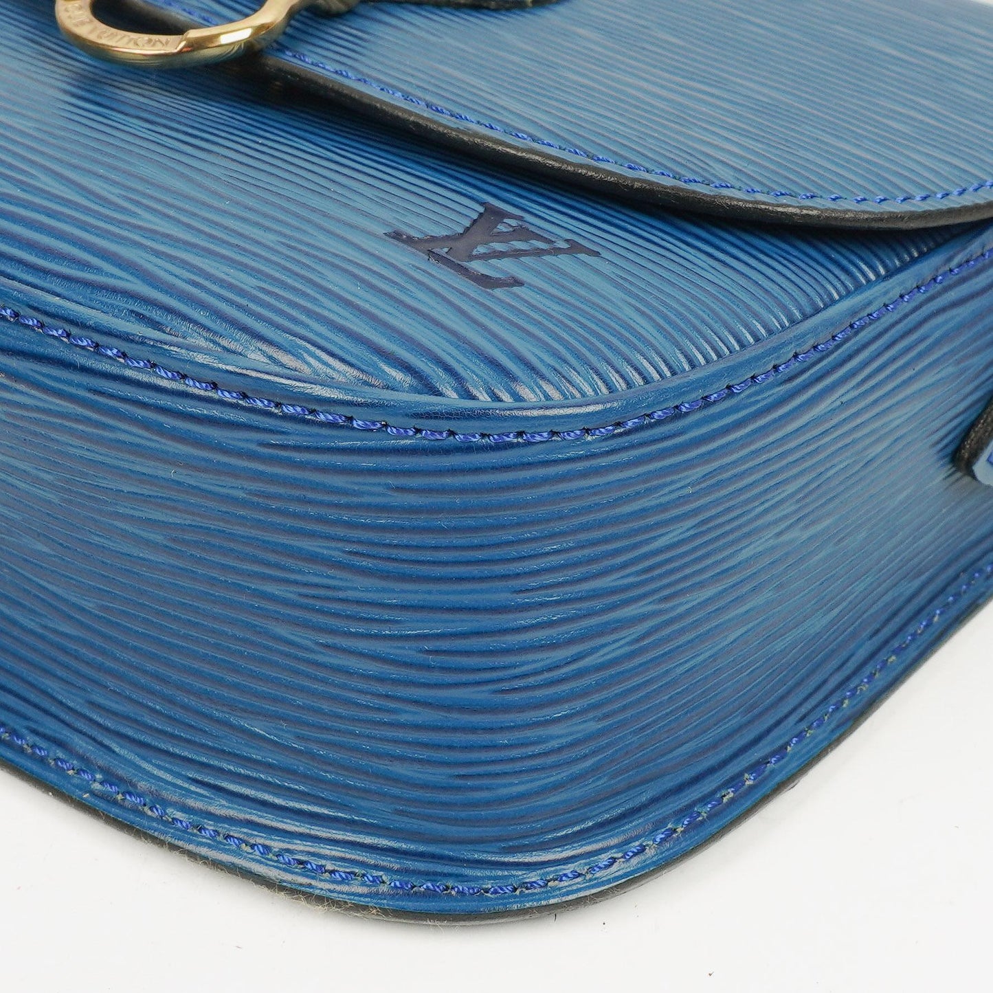 Louis Vuitton Saint Cloud PM Blue EPI Leather Crossbody Bag