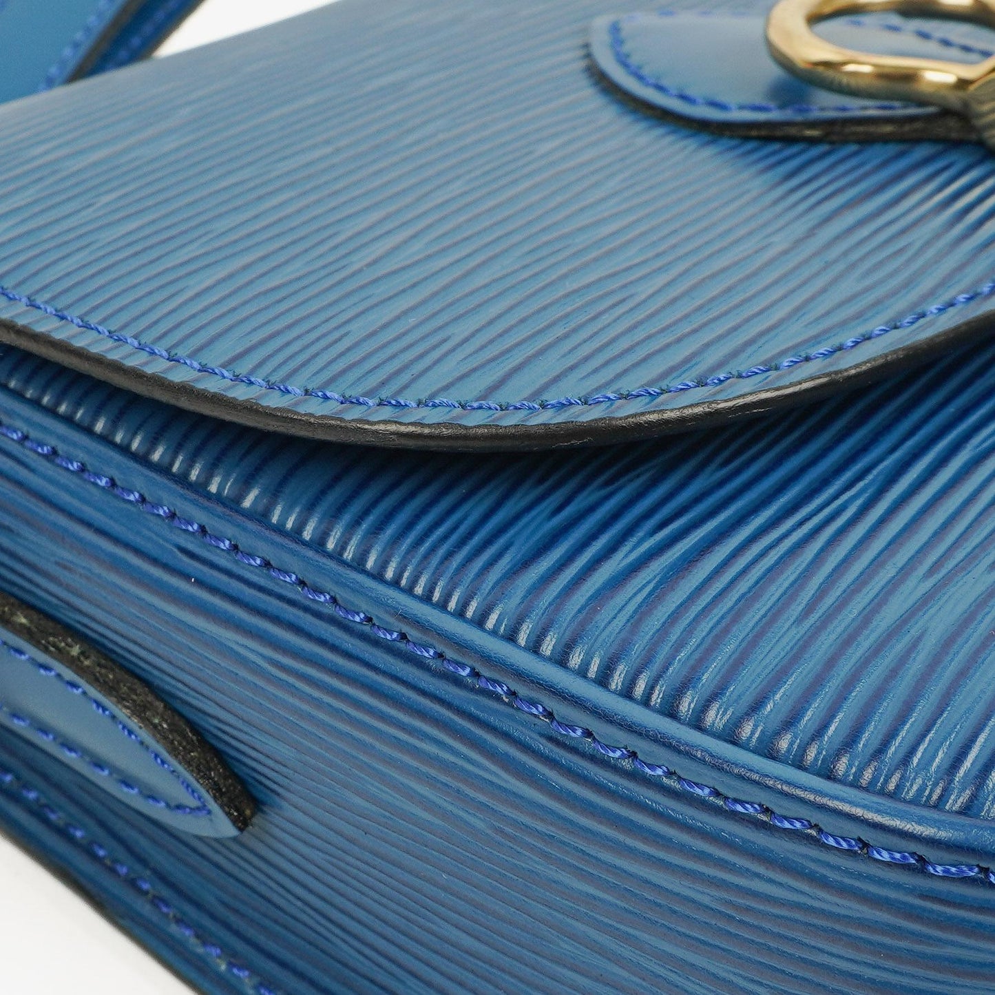 Louis Vuitton Saint Cloud PM Blue EPI Leather Crossbody Bag
