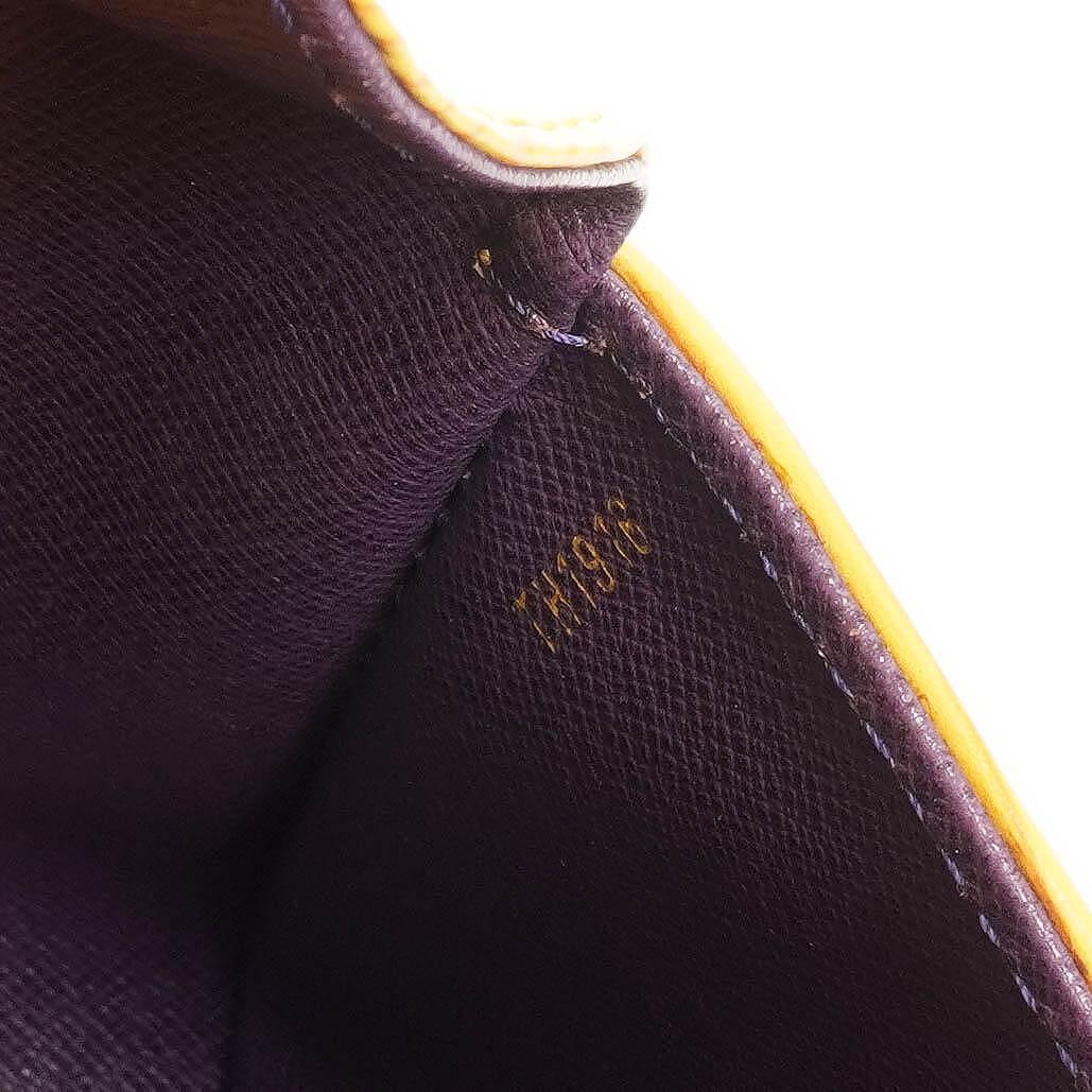 Louis Vuitton Saint Cloud PM Yellow EPI Leather Crossbody Bag