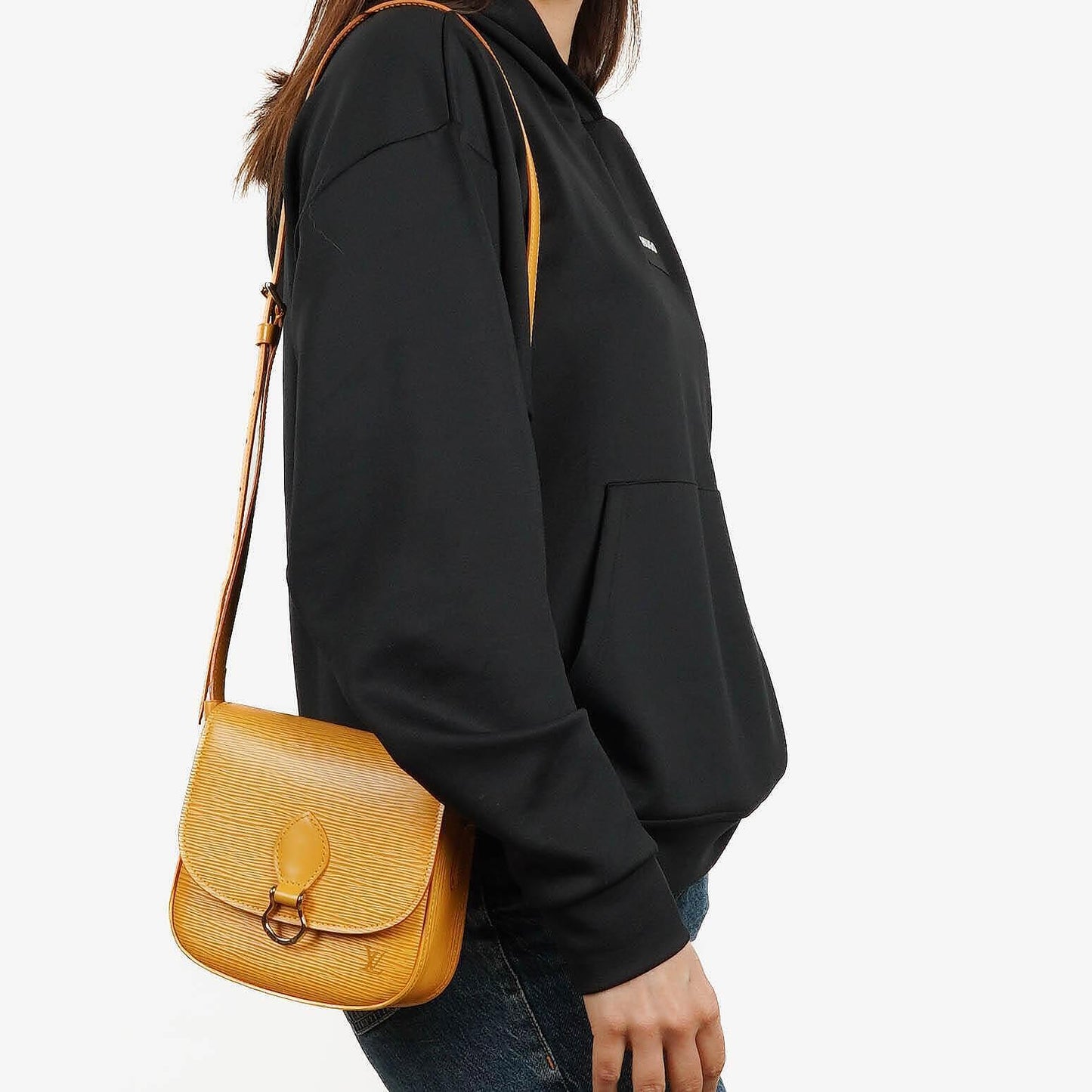 Louis Vuitton Saint Cloud PM Yellow EPI Leather Crossbody Bag