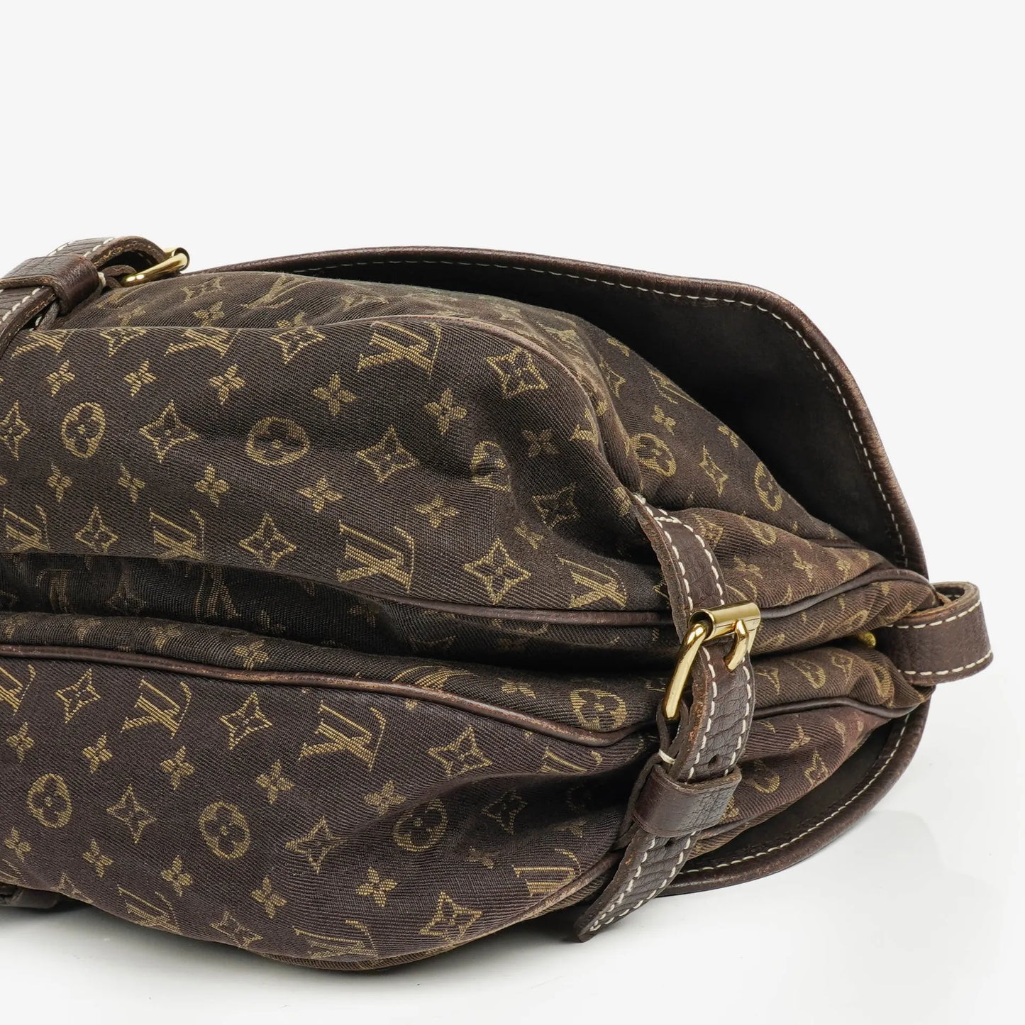 Louis Vuitton Saumur 30 Mini Lin Monogram Dune