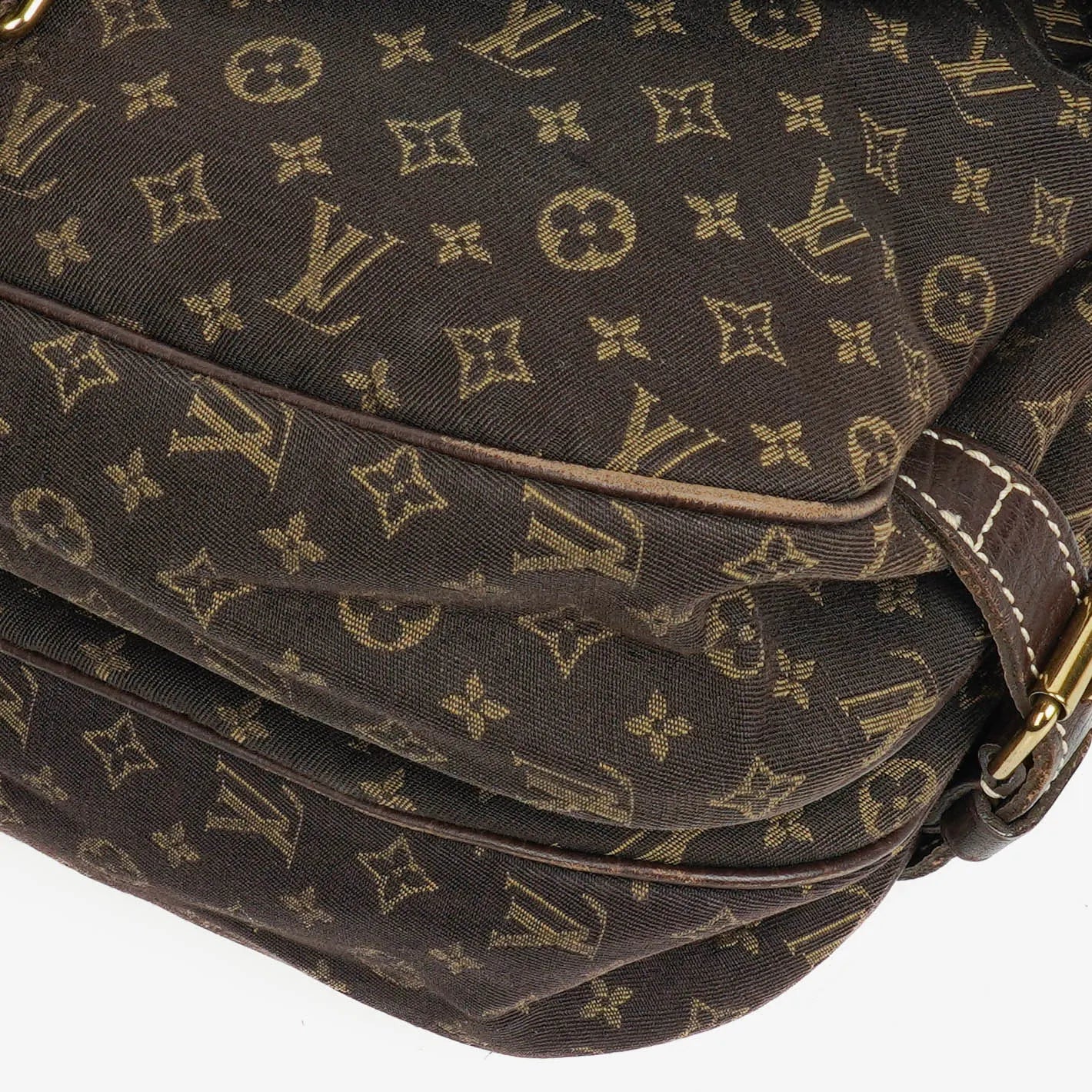 Louis Vuitton Saumur 30 Mini Lin Monogram Dune
