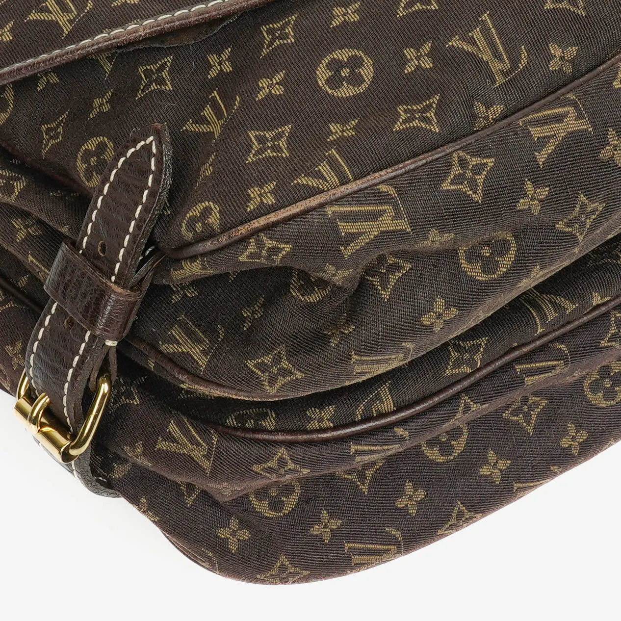 Louis Vuitton Saumur 30 Mini Lin Monogram Dune