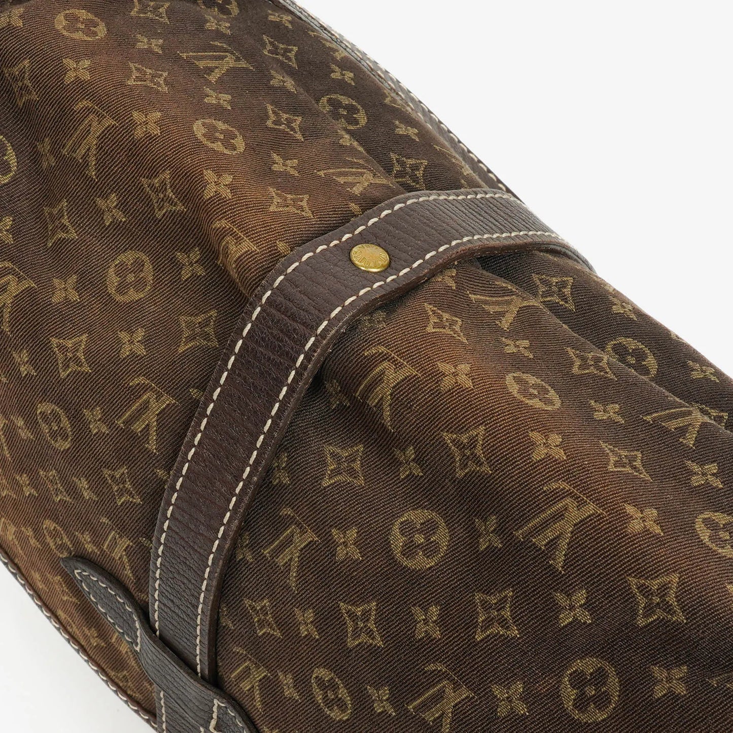 Louis Vuitton Saumur 30 Mini Lin Monogram Dune