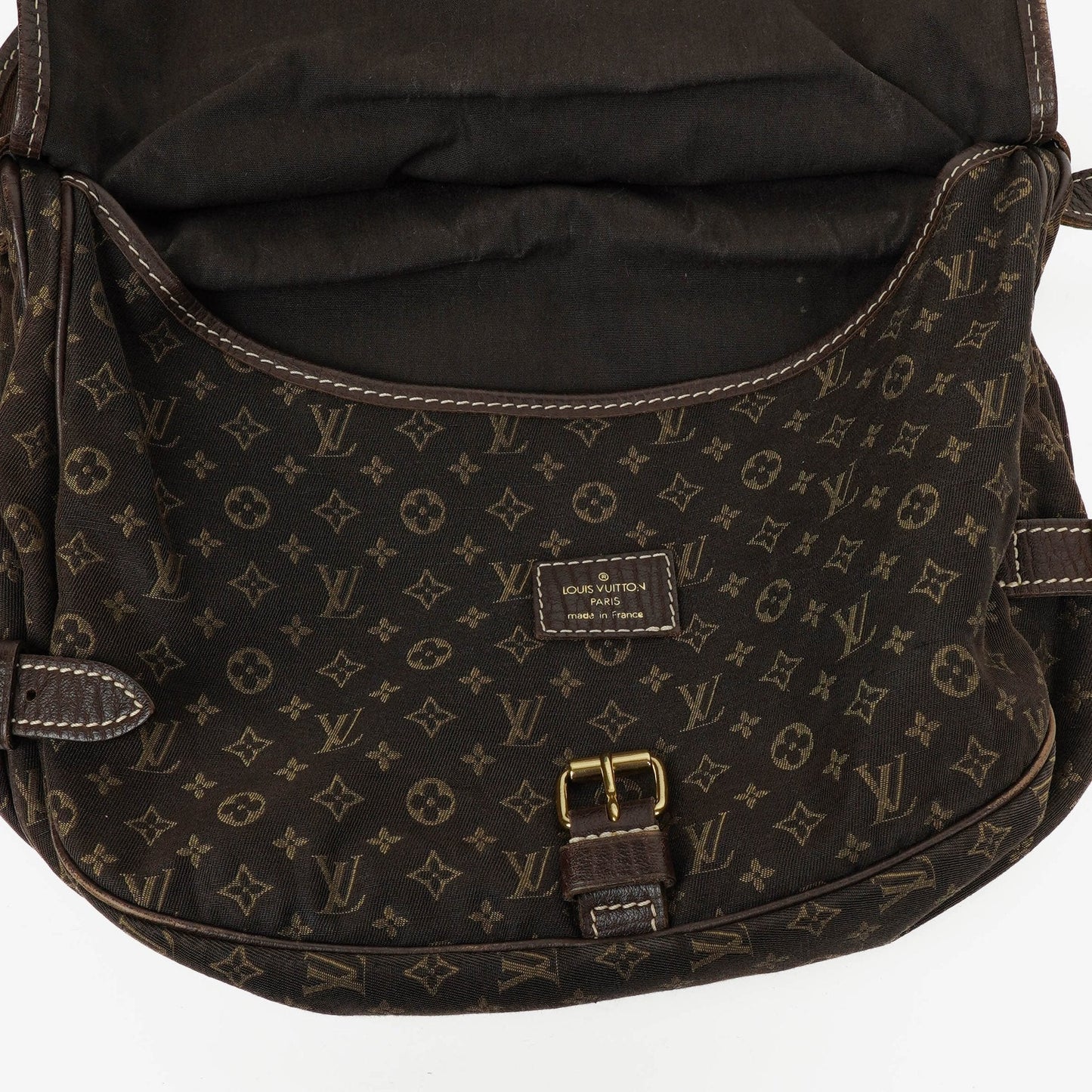 Louis Vuitton Saumur 30 Mini Lin Monogram Dune