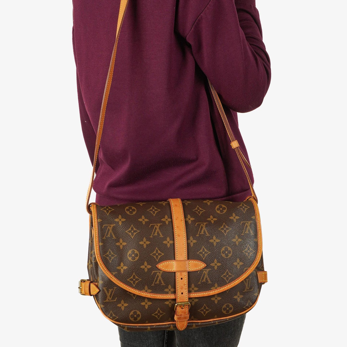 Louis Vuitton Saumur Monogram Canvas 30 Bag