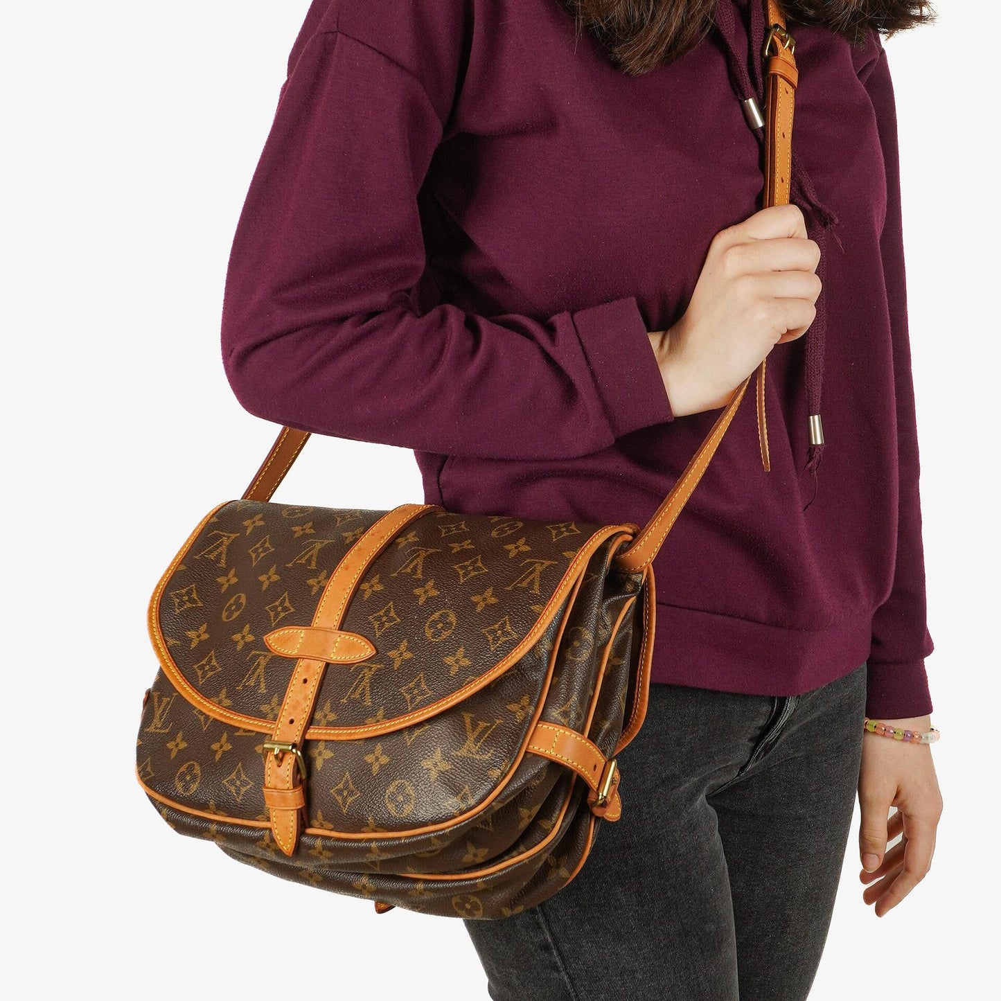 Louis Vuitton Saumur Monogram Canvas 30 Bag