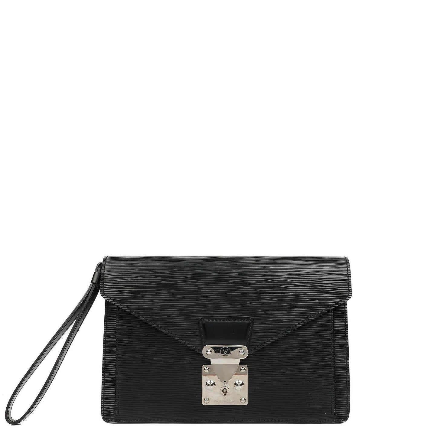 Louis Vuitton Sellier Dragonne Black EPI Leather Clutch Bag