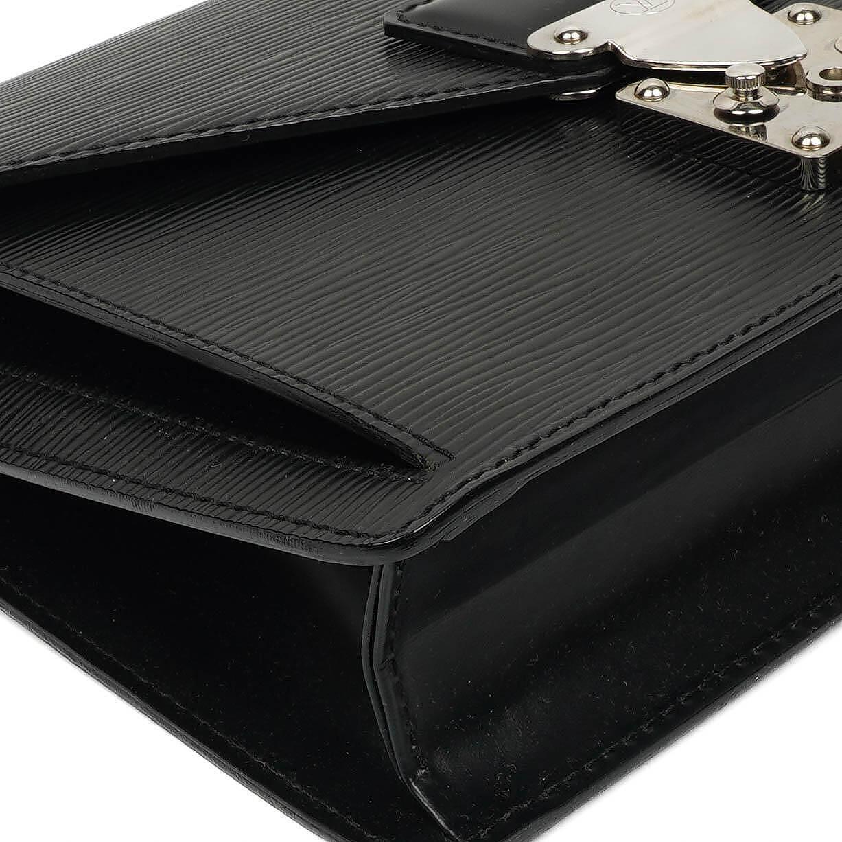 Louis Vuitton Sellier Dragonne Black EPI Leather Clutch Bag