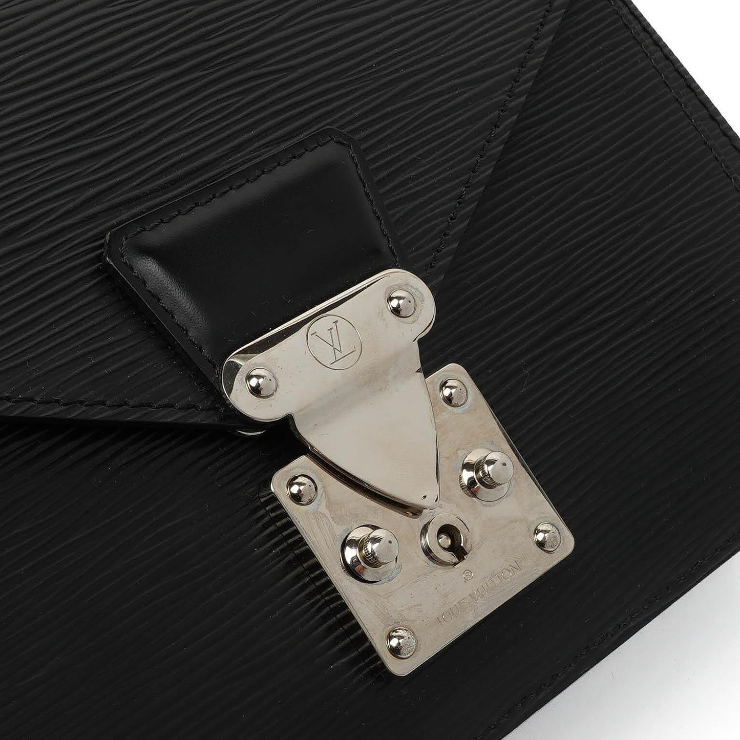 Louis Vuitton Sellier Dragonne Black EPI Leather Clutch Bag