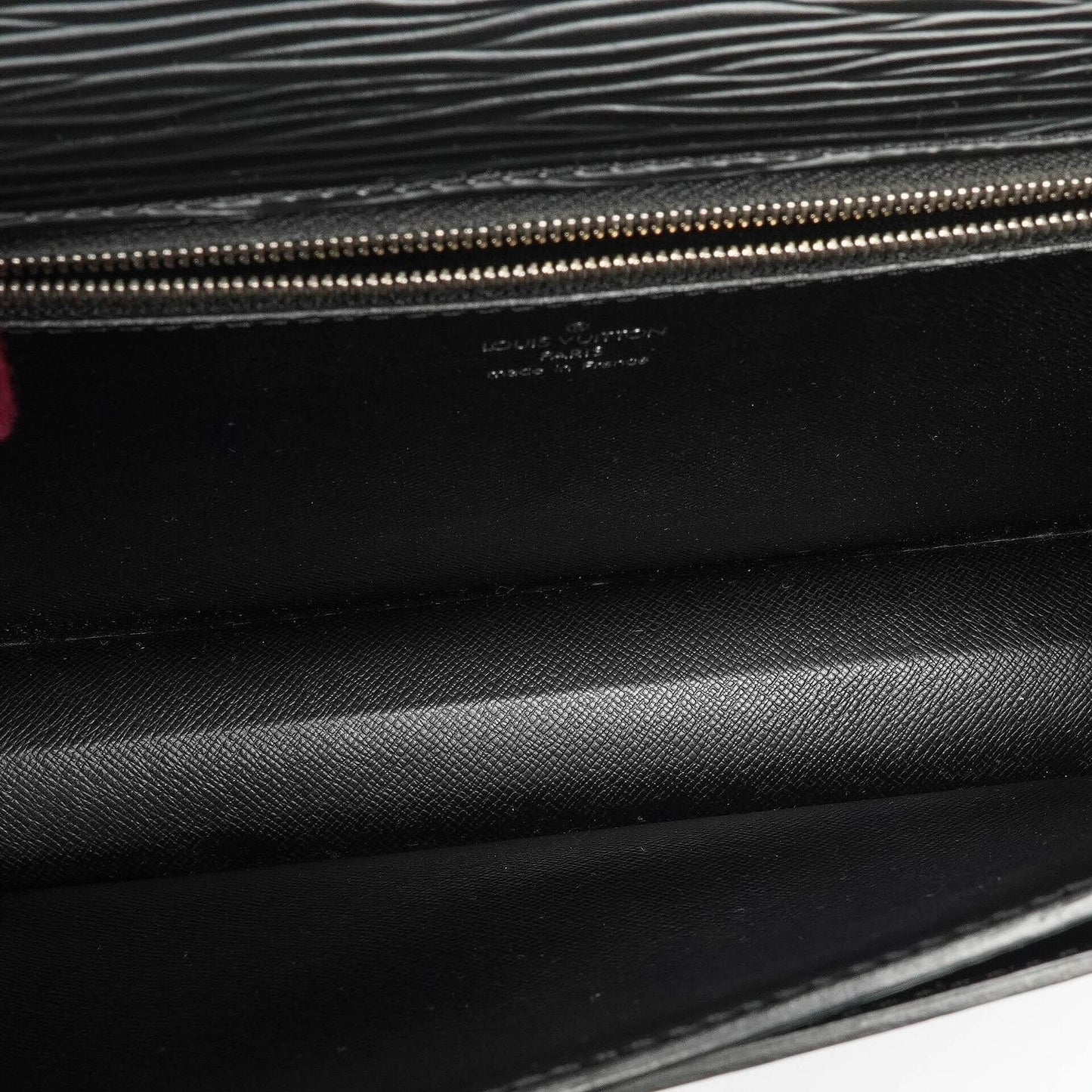 Louis Vuitton Sellier Dragonne Black EPI Leather Clutch Bag