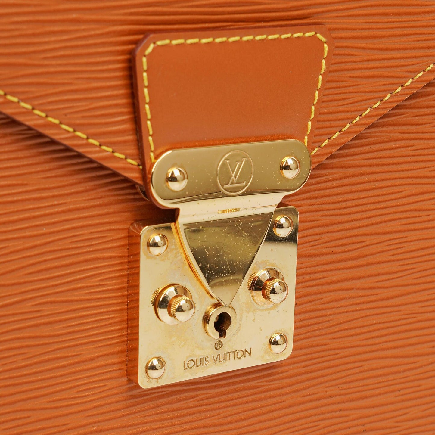 Louis Vuitton Serviette Ambassador Brown Epi Leather Briefcase, 1996